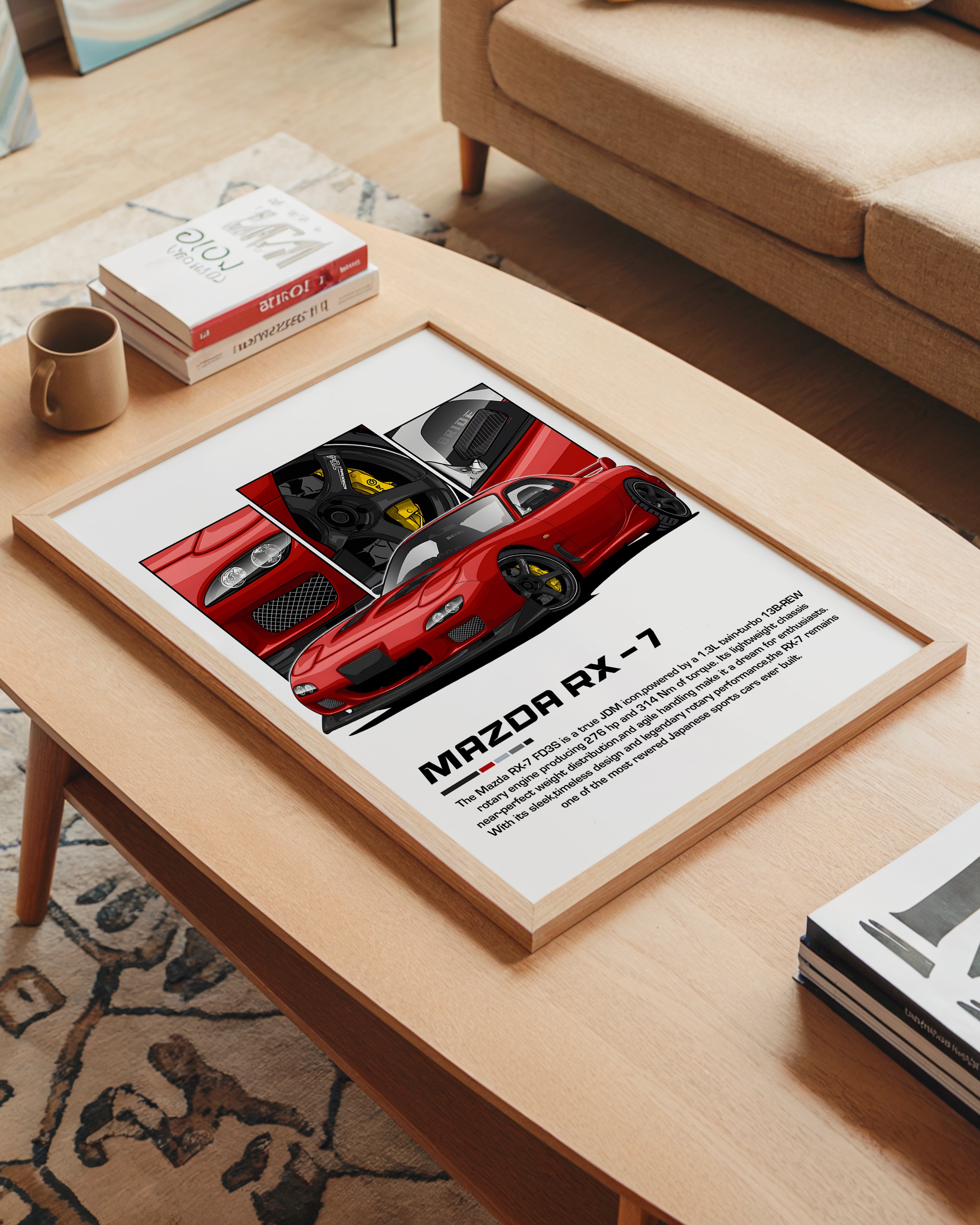 Mazda RX-7 Tasarım Tablo