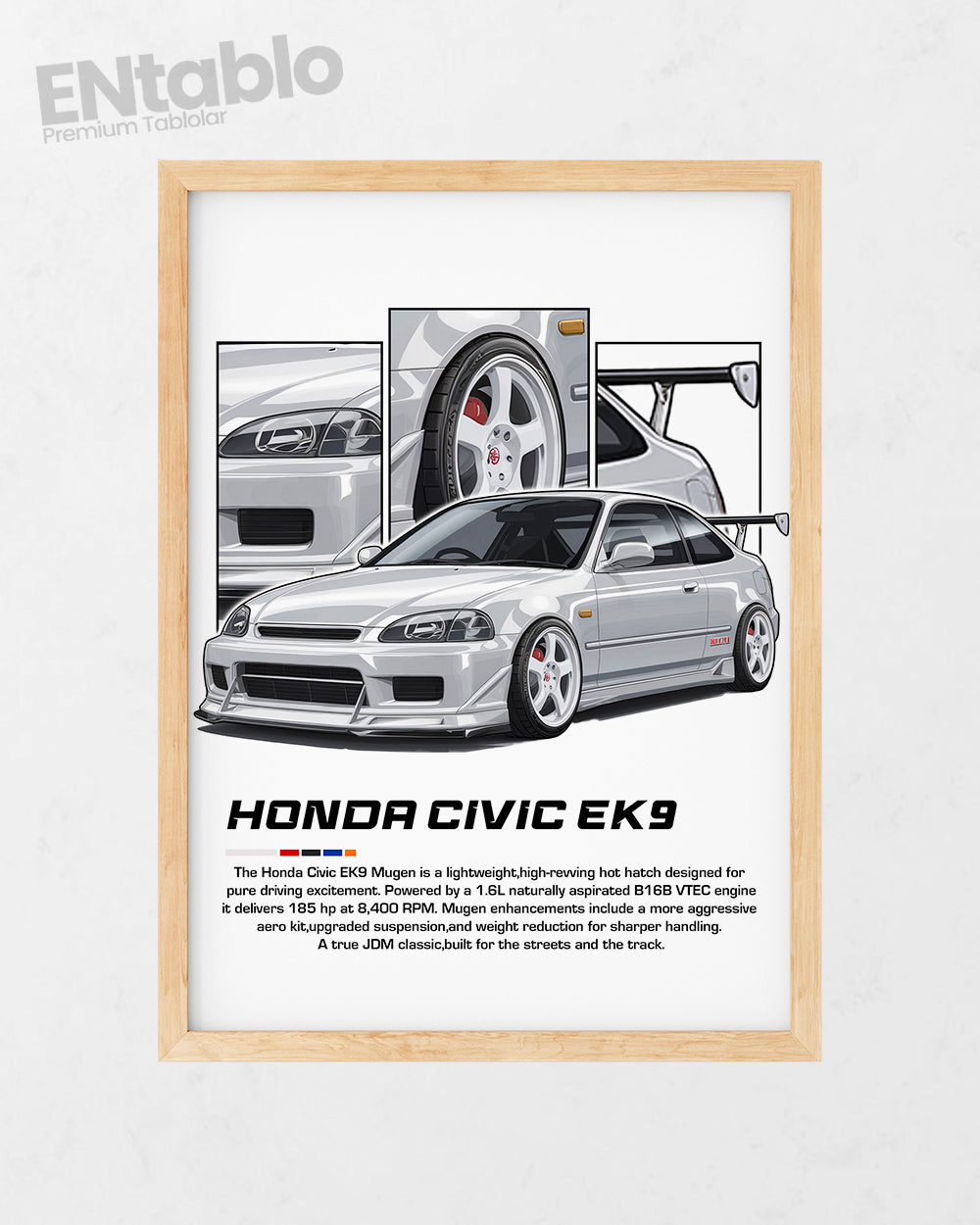 Honda Civic EK9 Tasarım Tablo