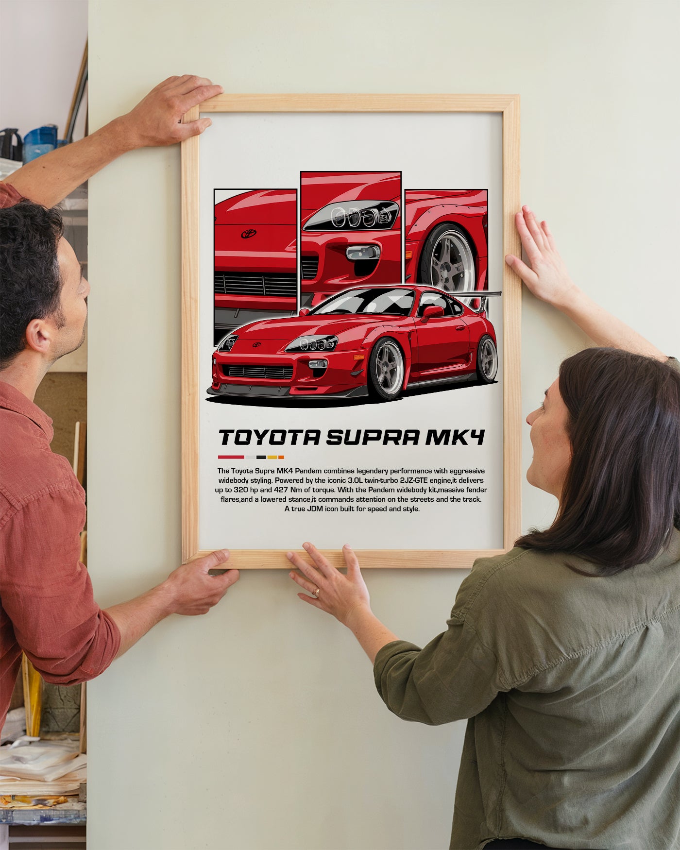 Toyota Supra MK4 Tasarım Tablo
