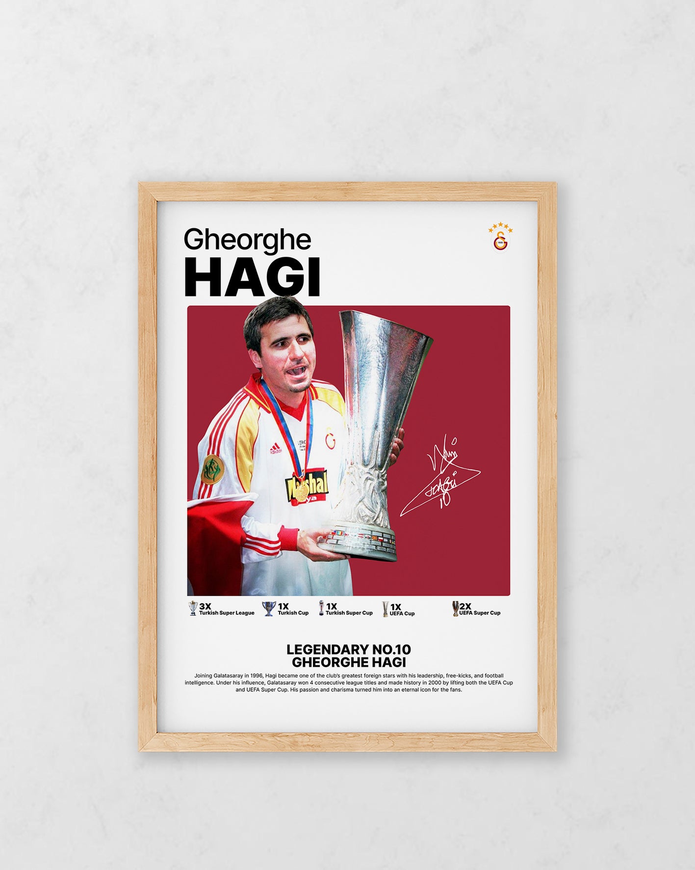George Hagi Dijital İmzalı Tasarım Tablo
