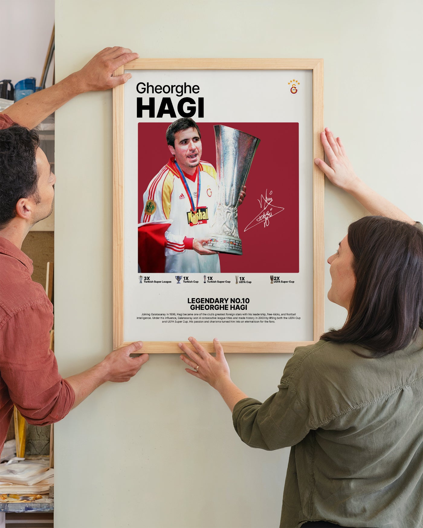 George Hagi Dijital İmzalı Tasarım Tablo