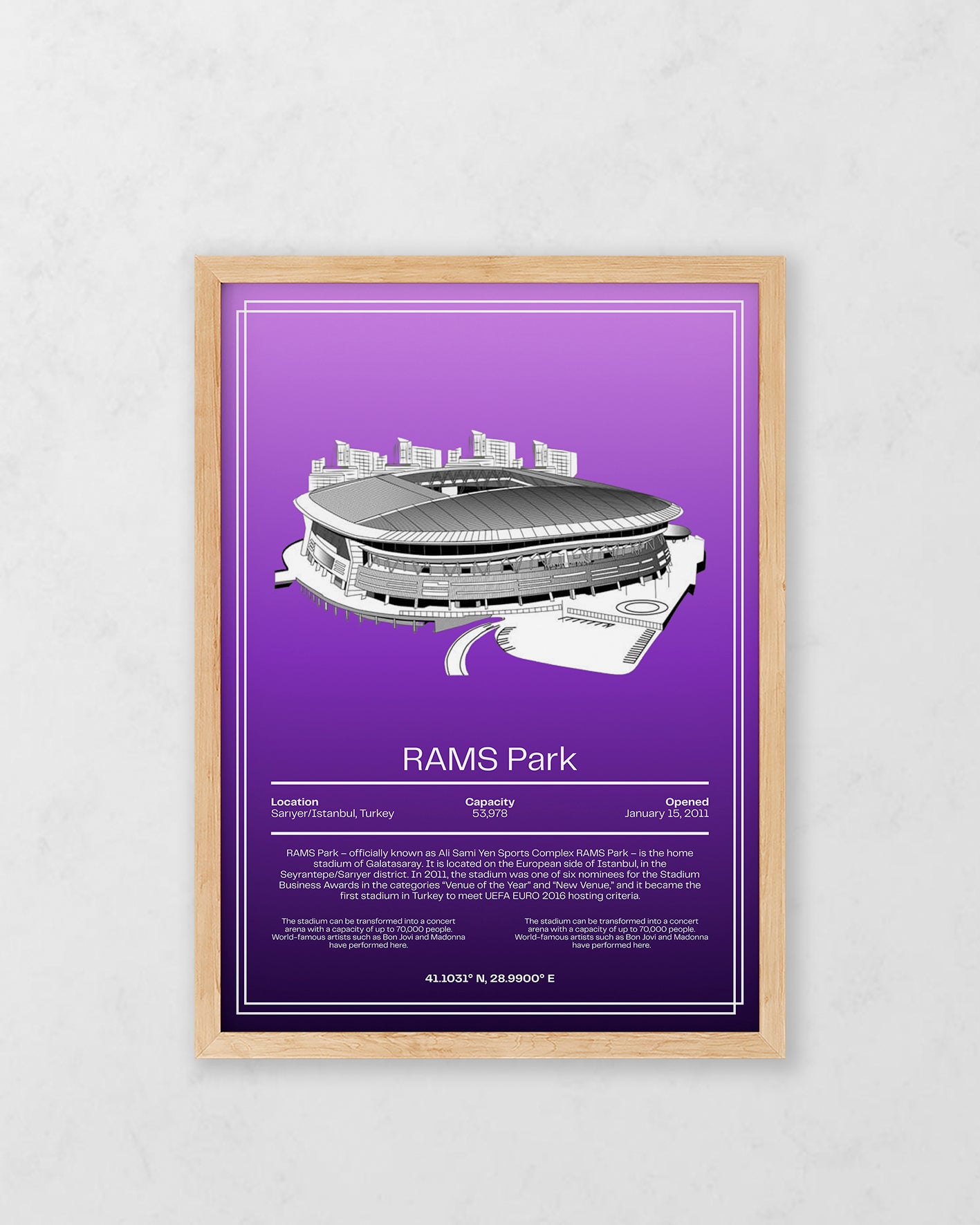 Rams Park Stadyum Tasarım Tablo