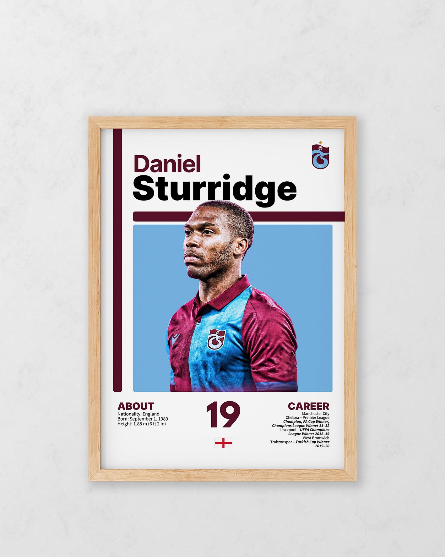 Daniel Sturridge Tasarım Tablo