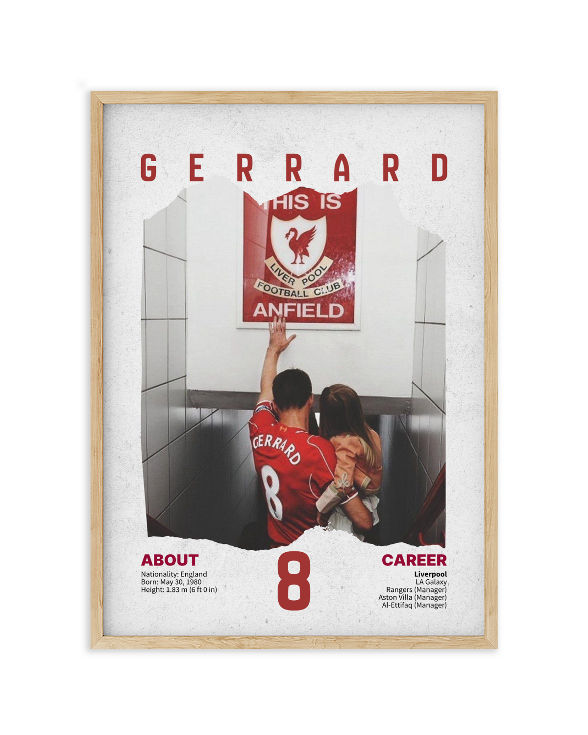 Steven Gerrard Tasarım Tablo