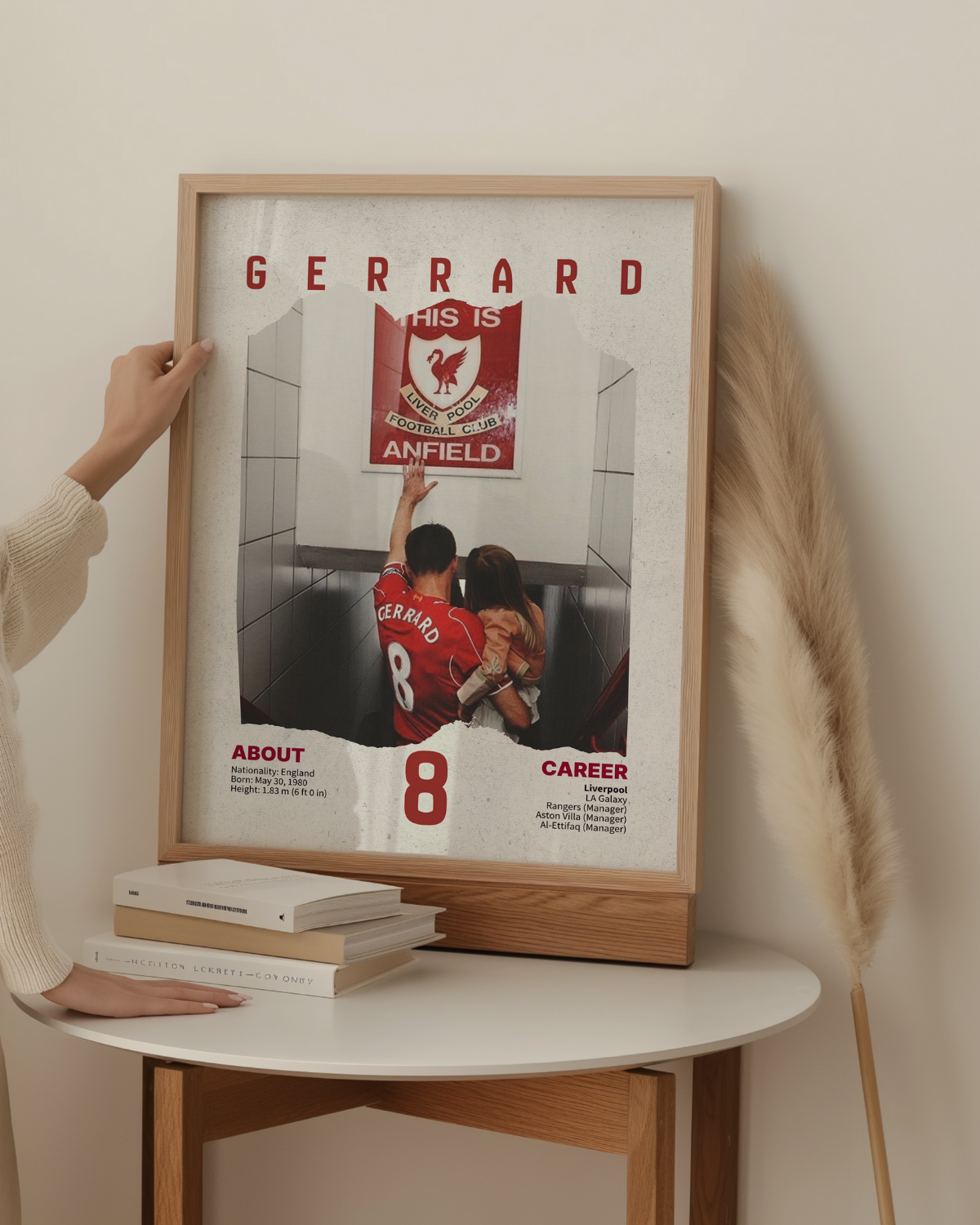 Steven Gerrard Tasarım Tablo