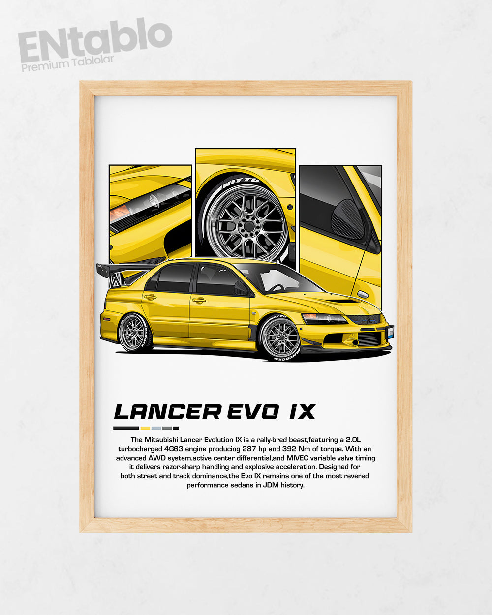 Lancer Evo IX Tasarım Tablo