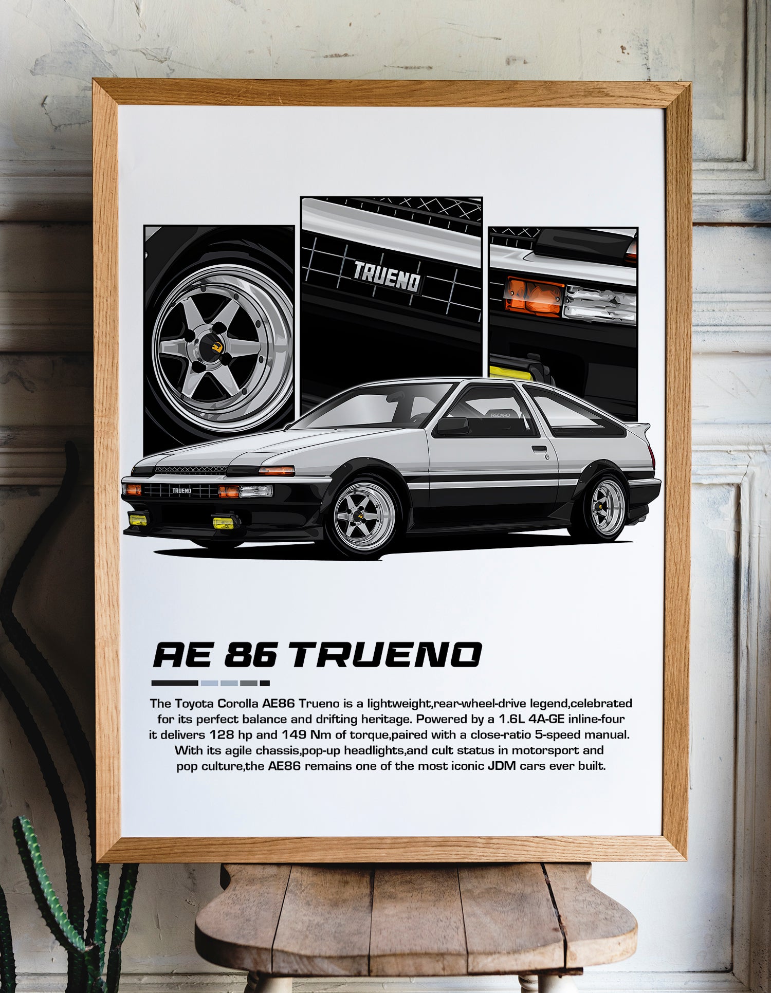 AE 86 Trueno Tasarım Tablo