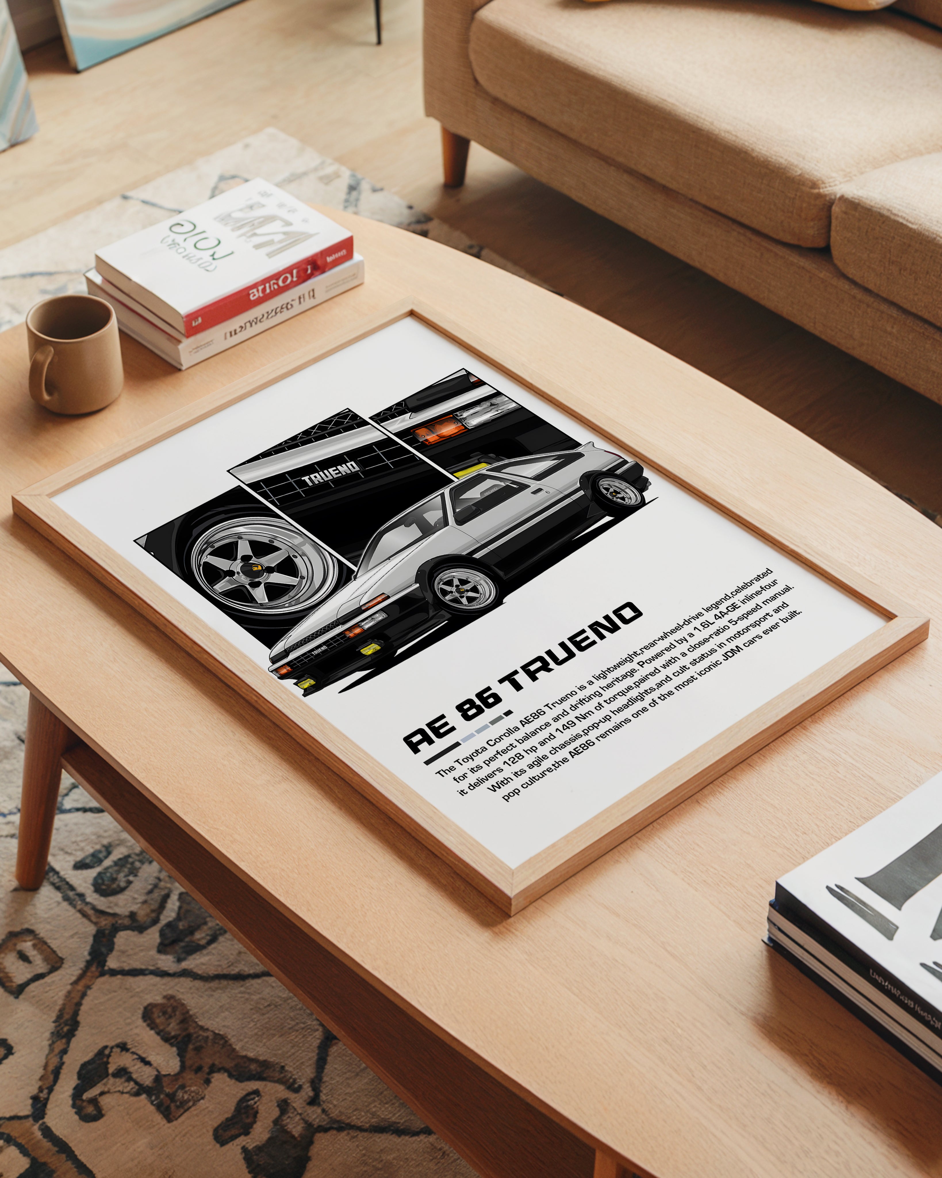 AE 86 Trueno Tasarım Tablo