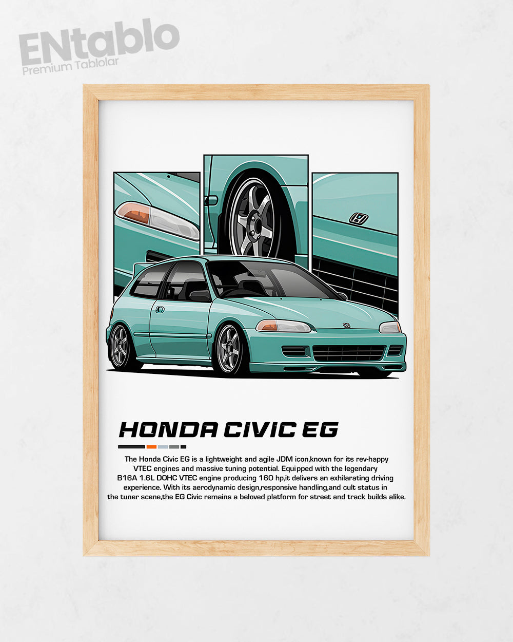 Honda Civic EG Tasarım Tablo