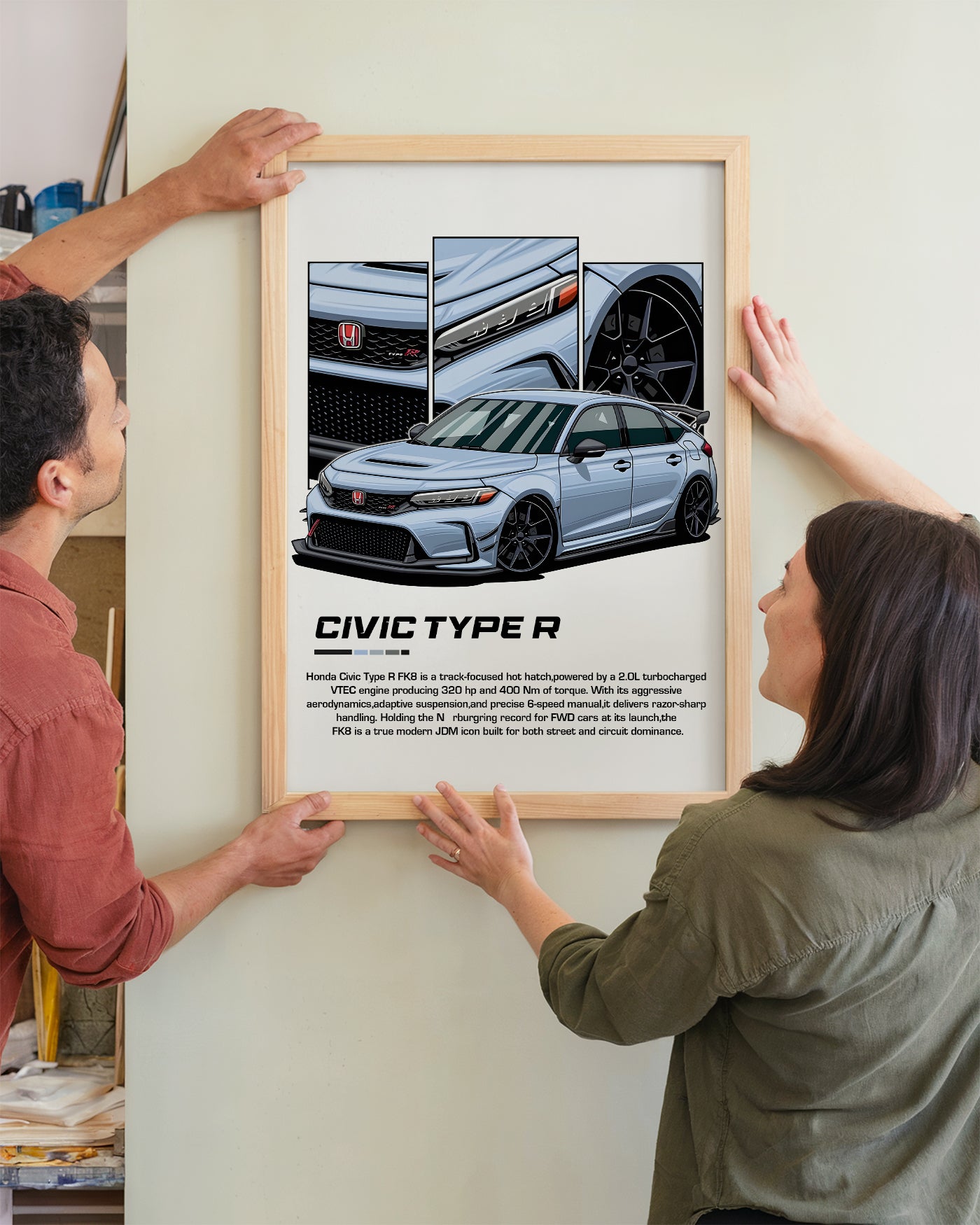 Honda Civic Typre R Tasarım Tablo