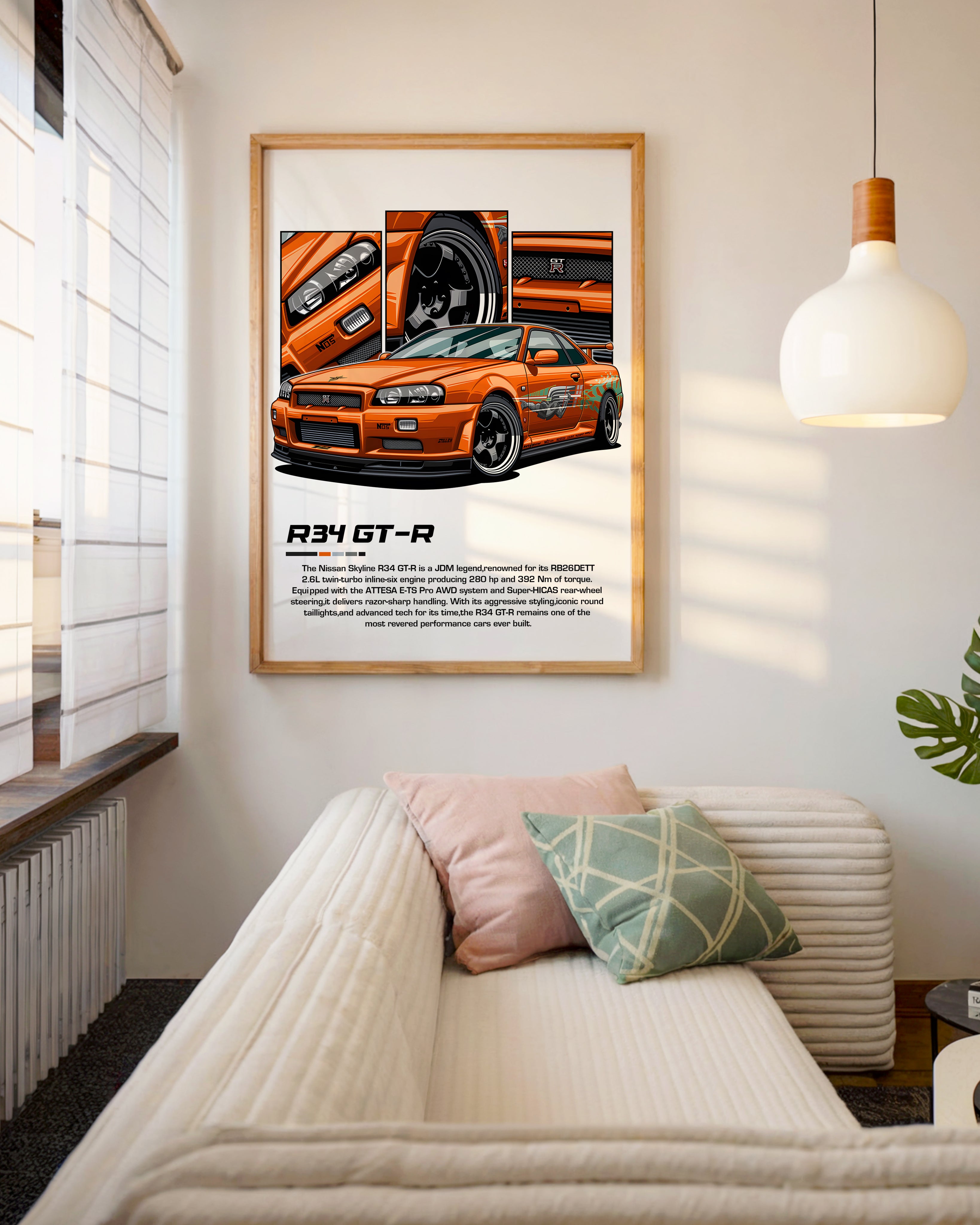 R34 GT-R Tasarım Tablo