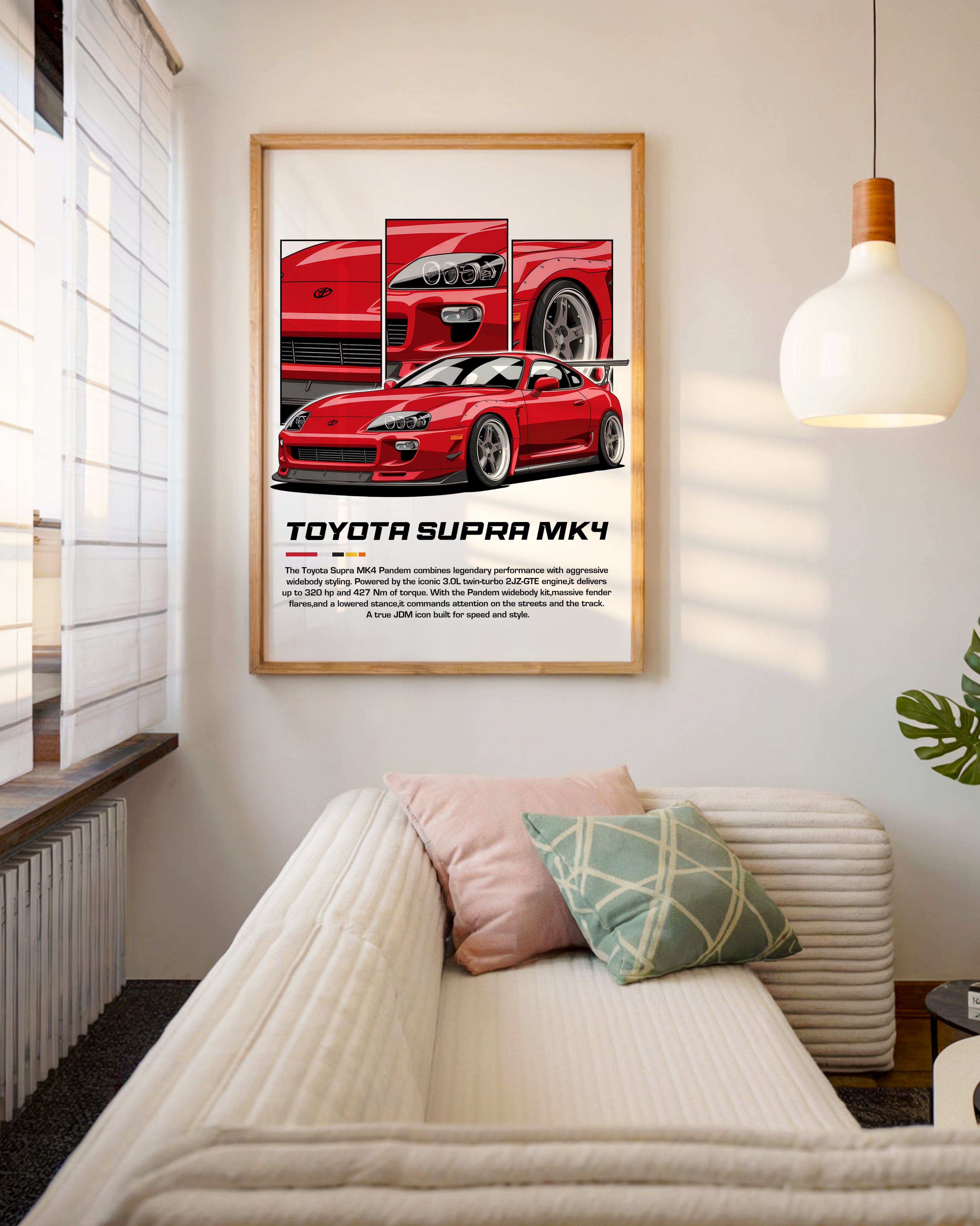 Toyota Supra MK4 Tasarım Tablo