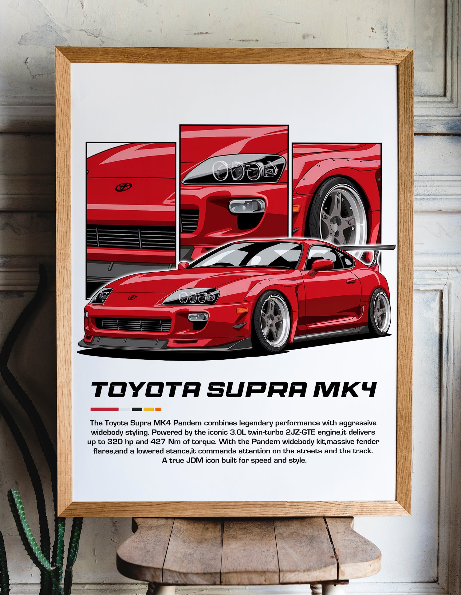 Toyota Supra MK4 Tasarım Tablo