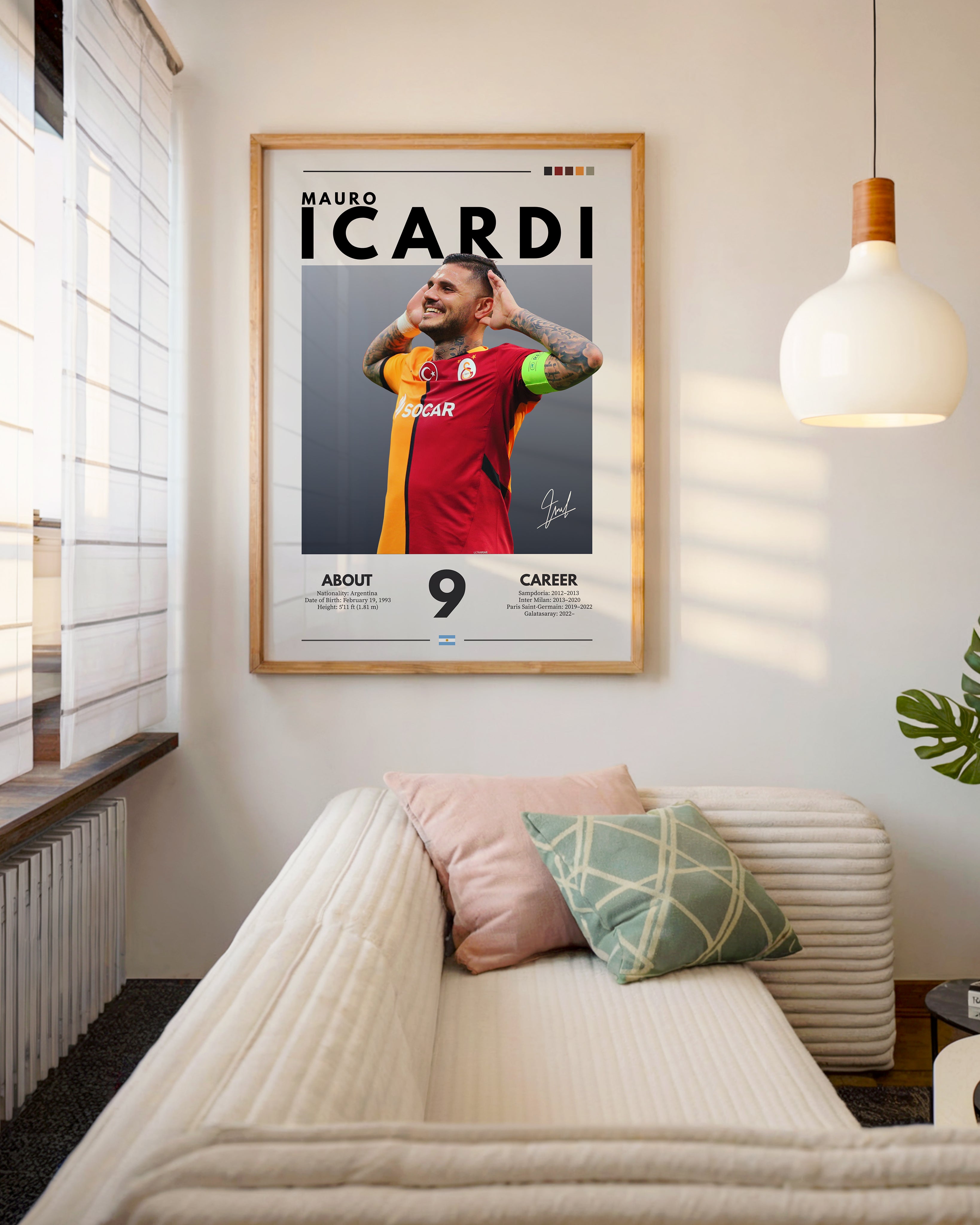 Mauro Icardi Tasarım Tablo