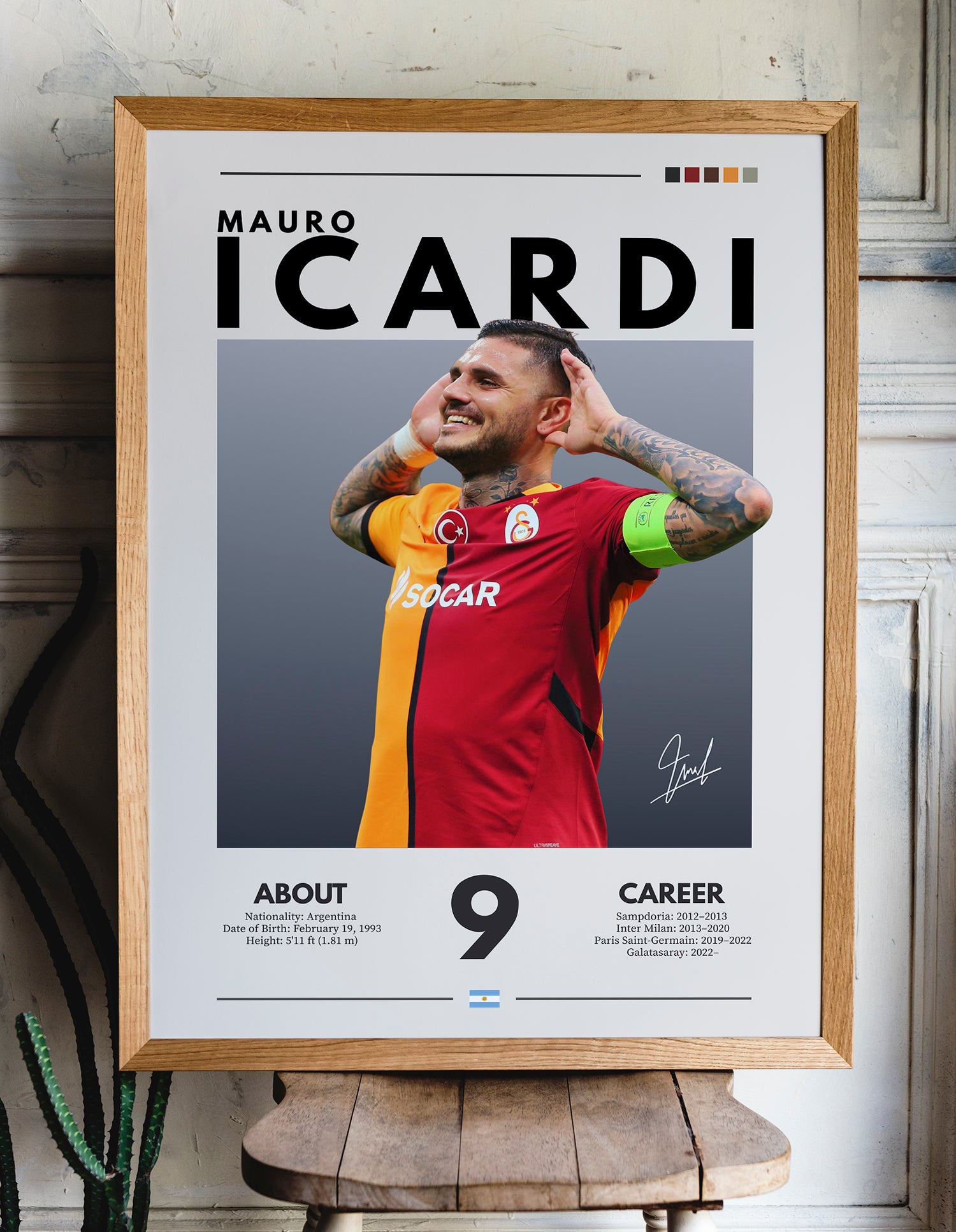 Mauro Icardi Tasarım Tablo