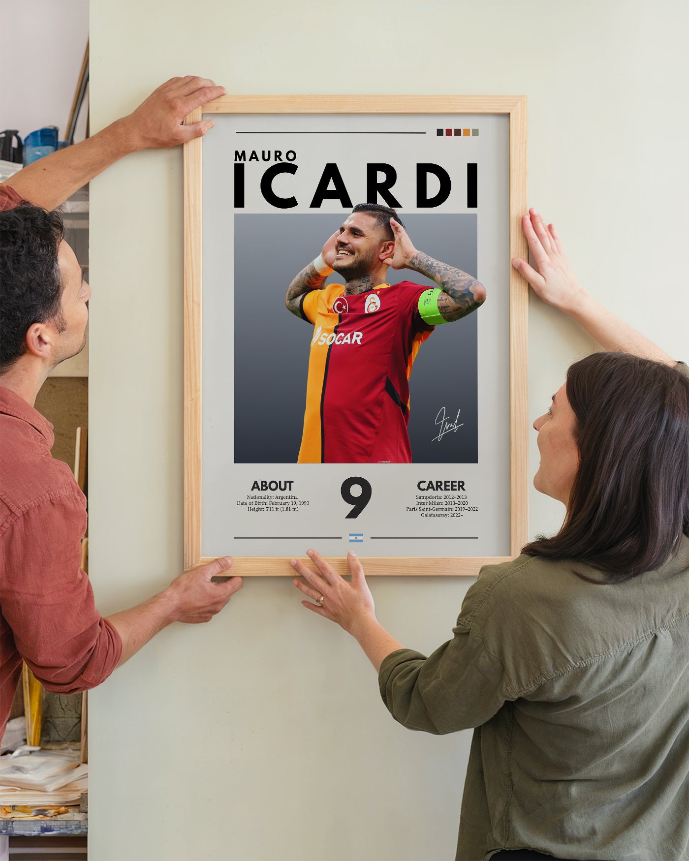 Mauro Icardi Tasarım Tablo