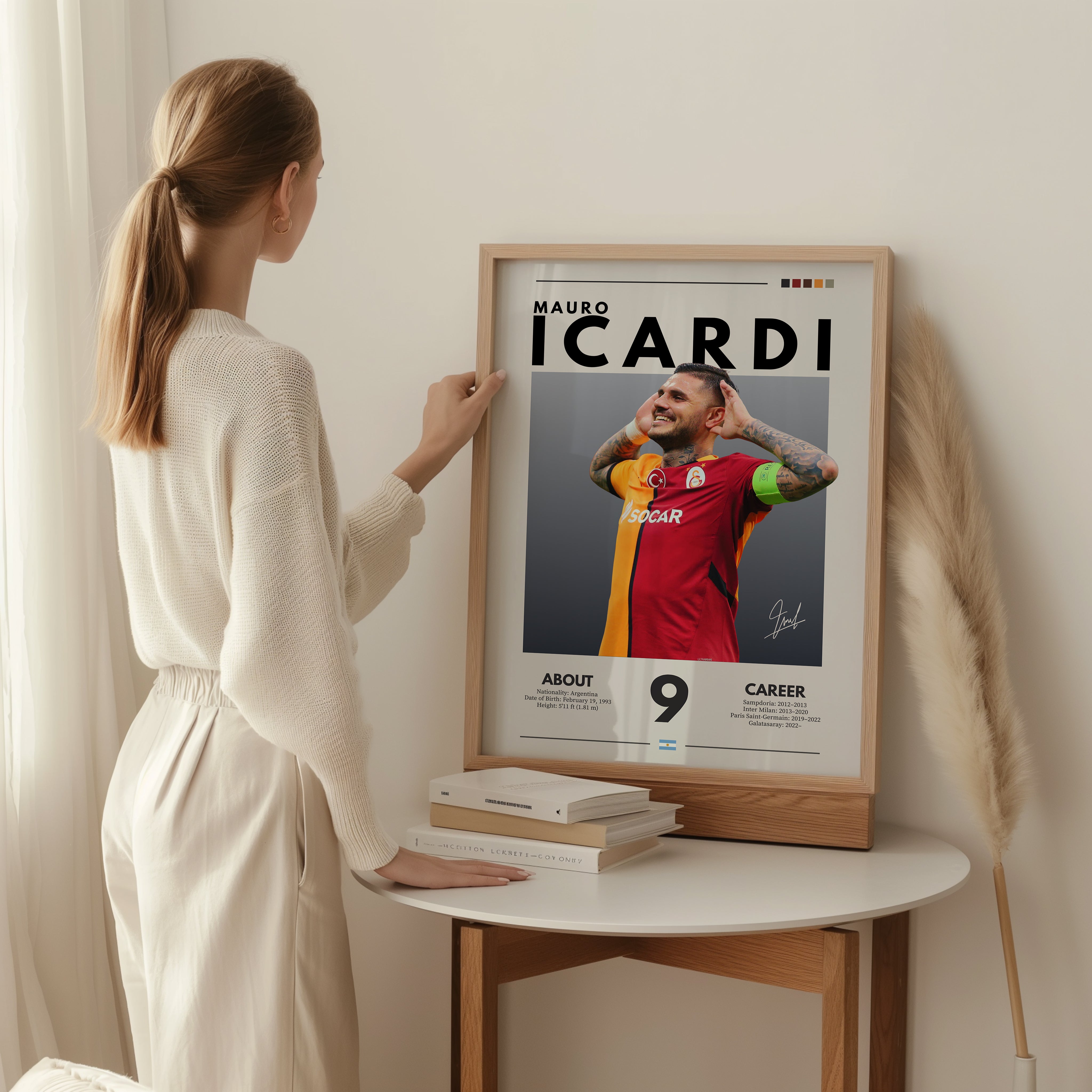 Mauro Icardi Tasarım Tablo