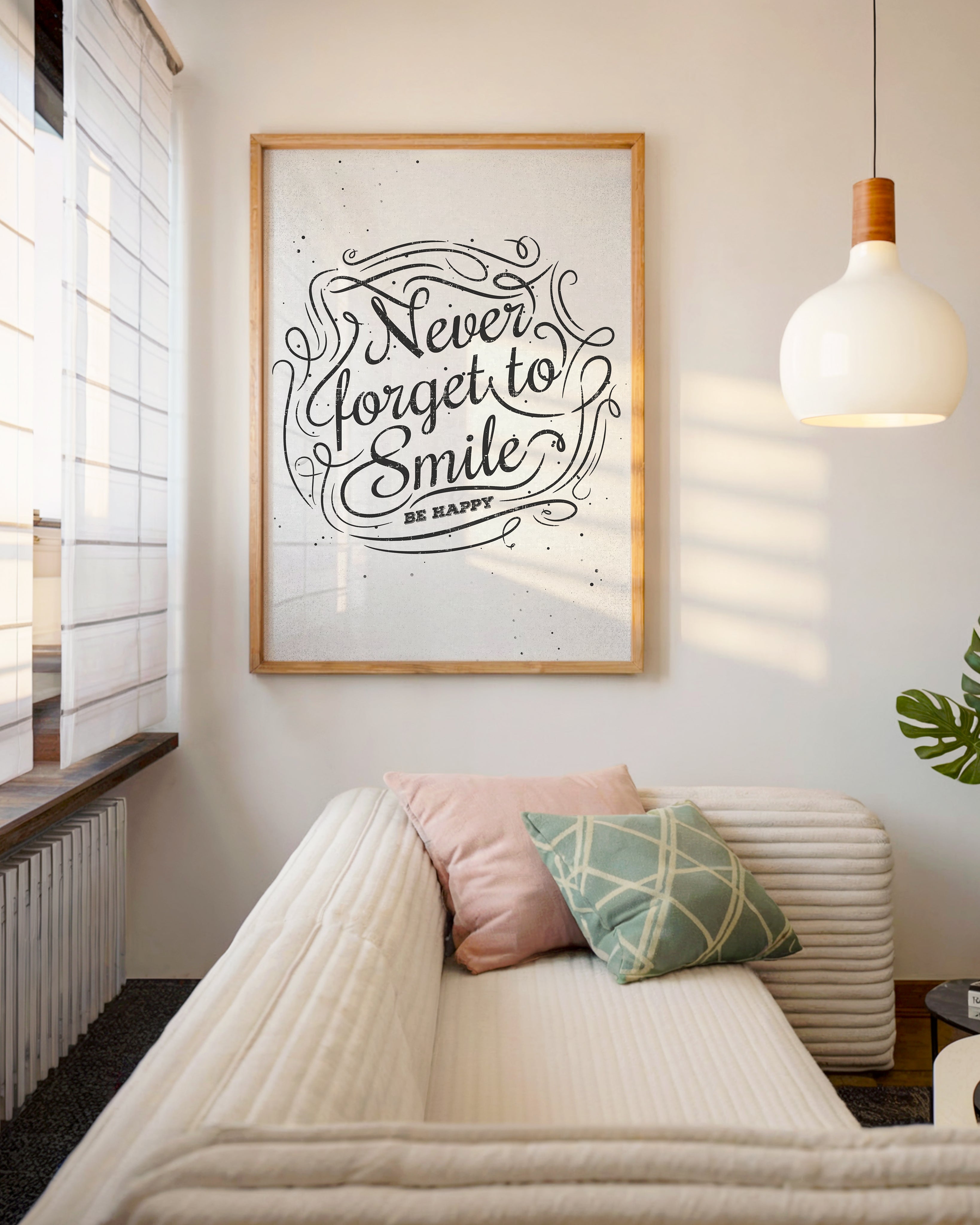 Never Forget to Smile Tasarım Tablo