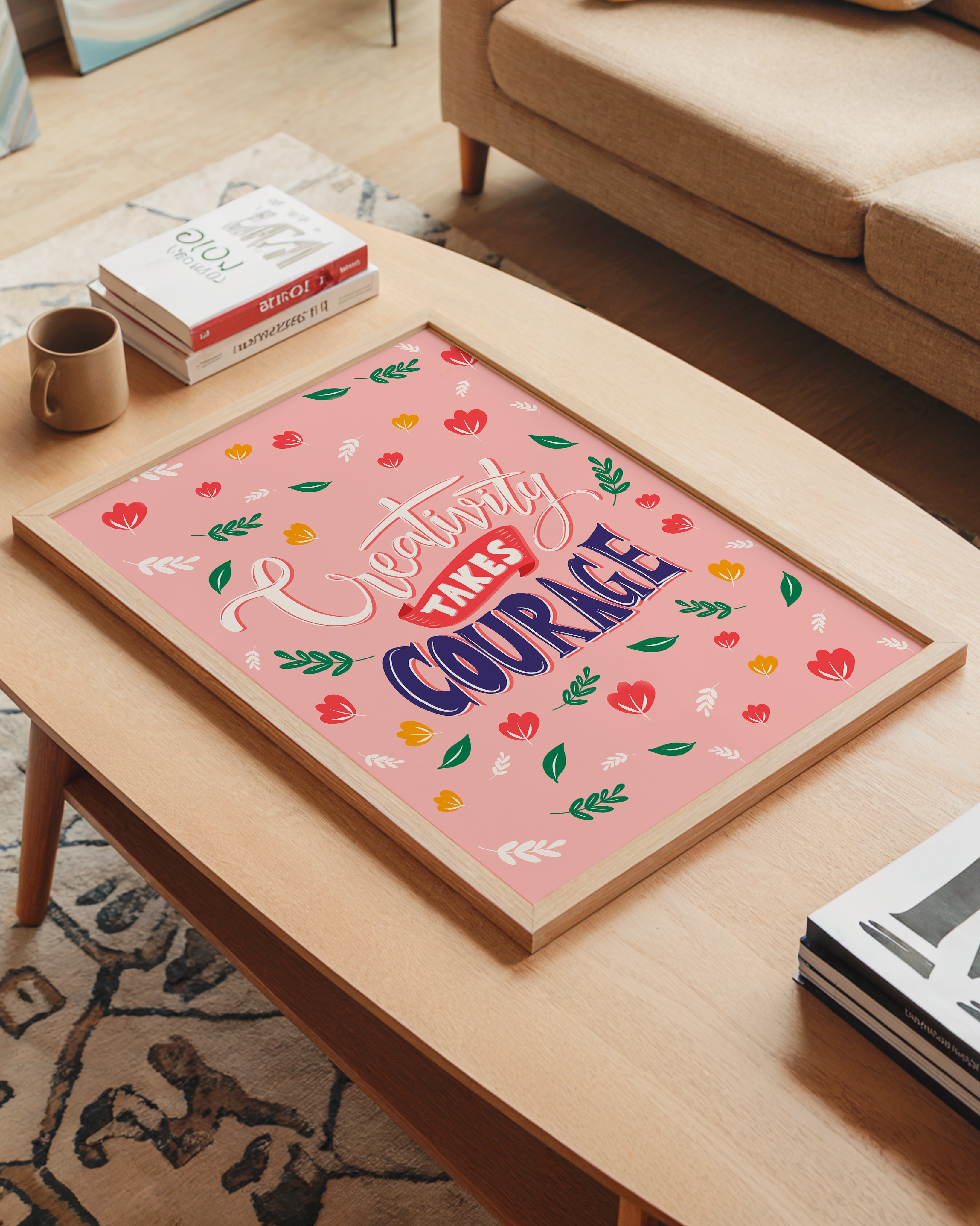 Creativity Takes Courage Tasarım Tablo