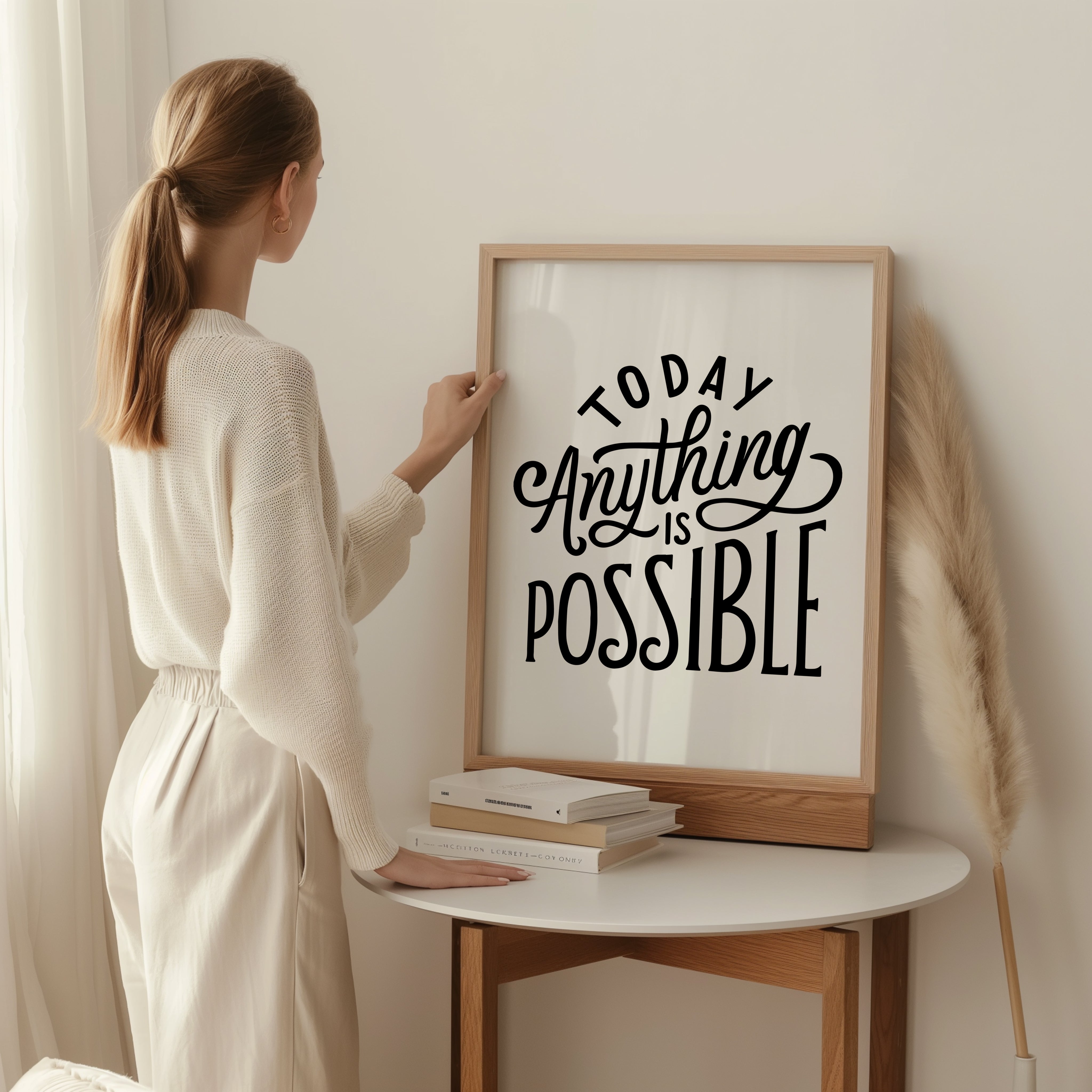 Today Anything is Possible Tasarım Tablo