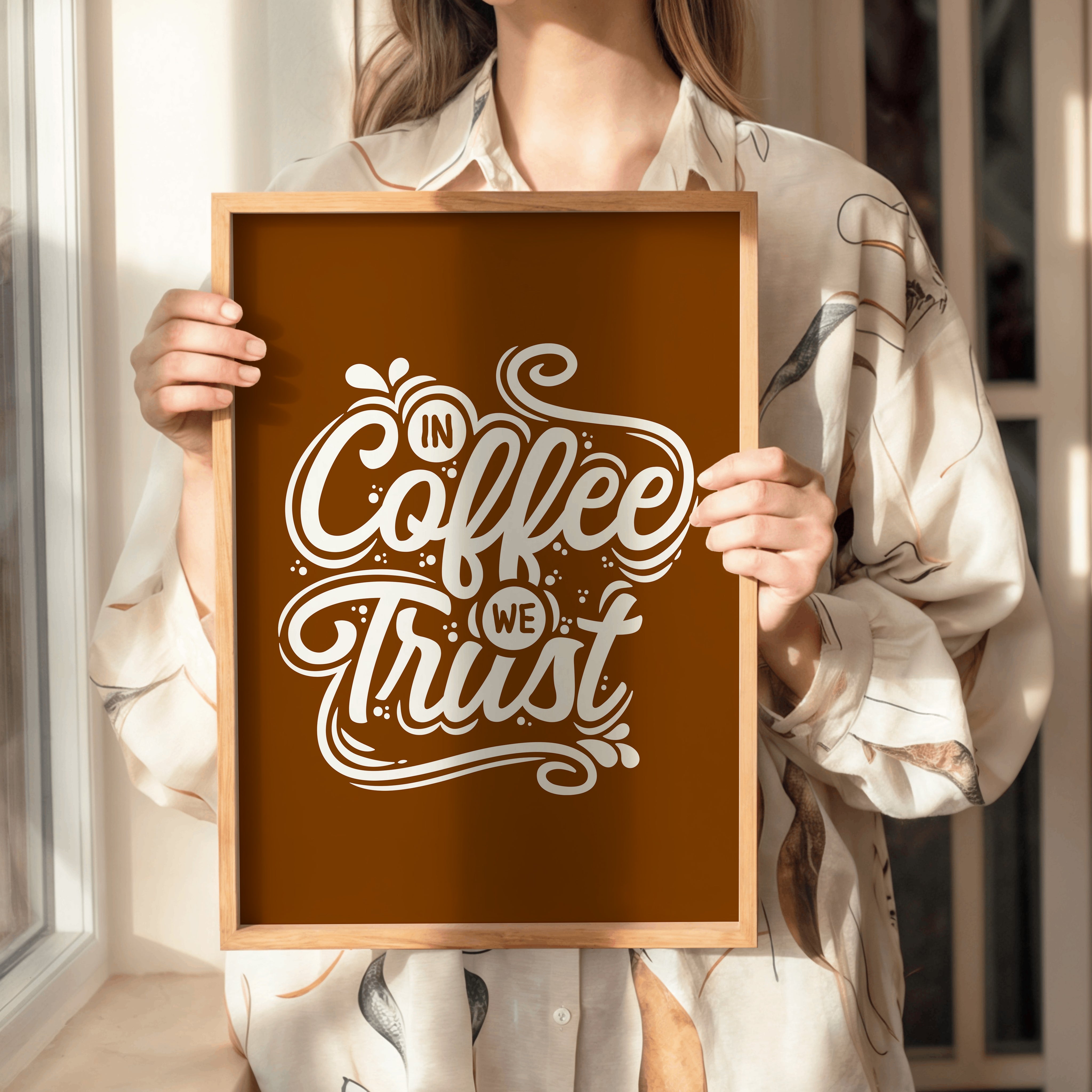 In Coffee We Trust Tasarım Tablo