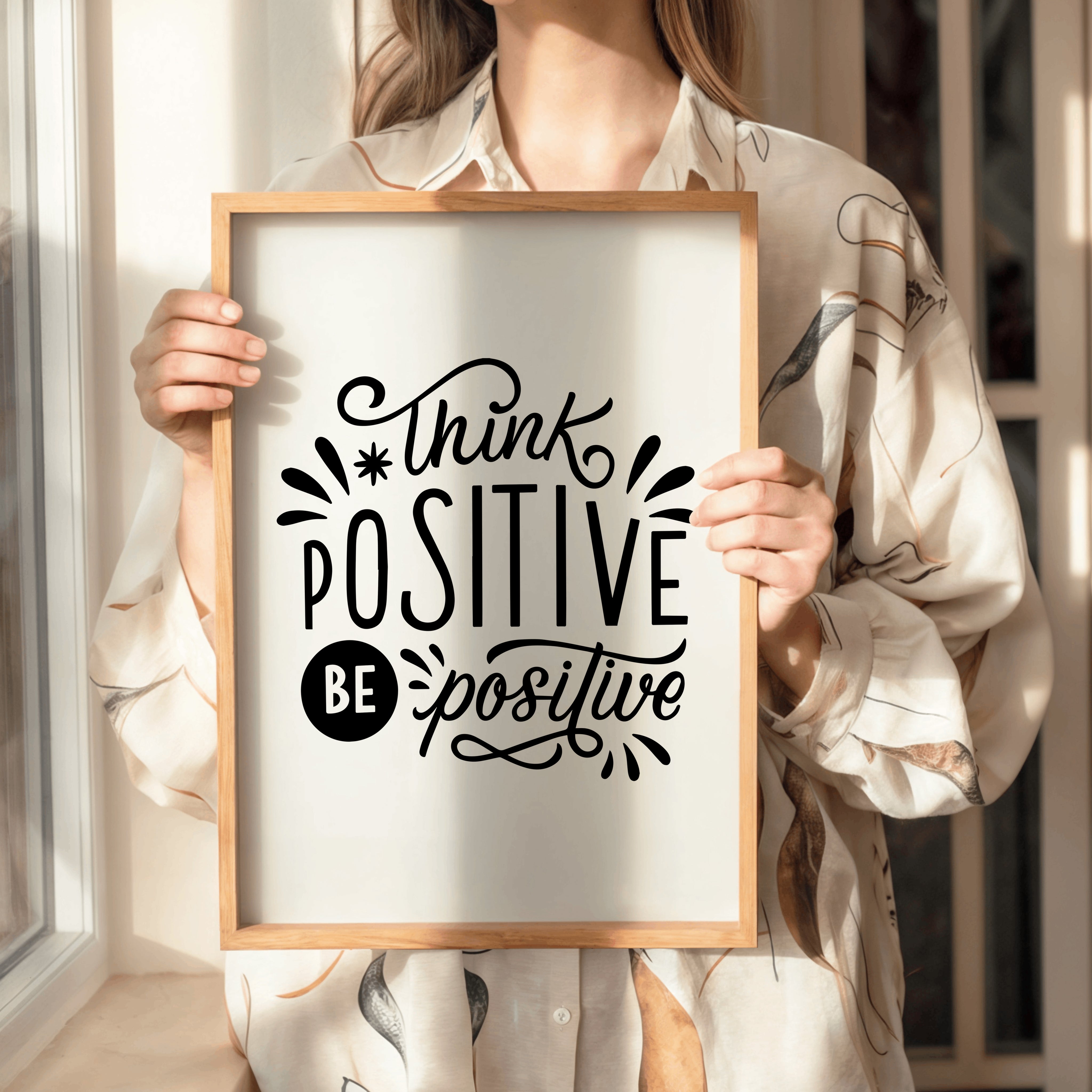 Think Positive, Be Positive Tasarım Tablo