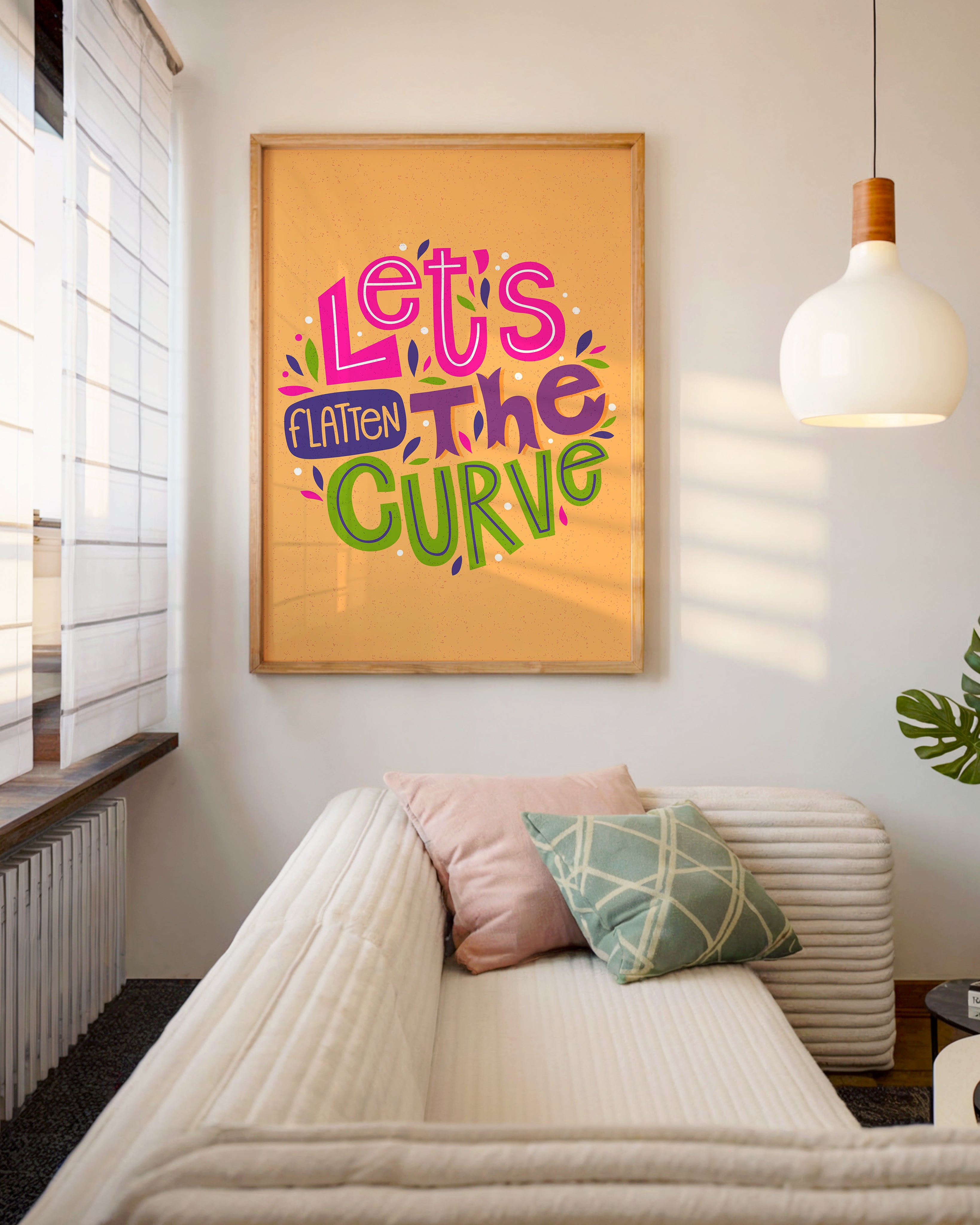 Let’s Flatten The Curve Tasarım Tablo