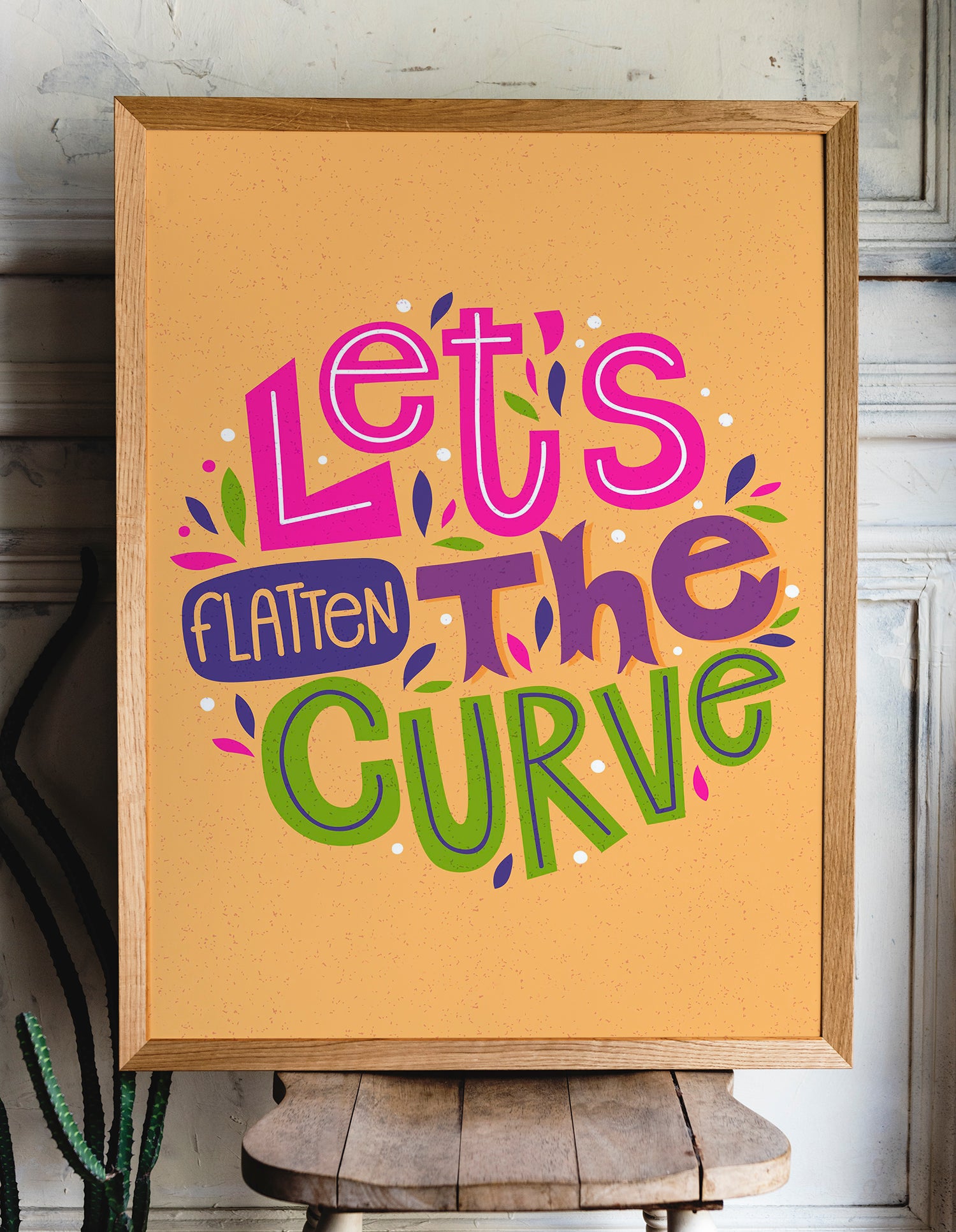 Let’s Flatten The Curve Tasarım Tablo
