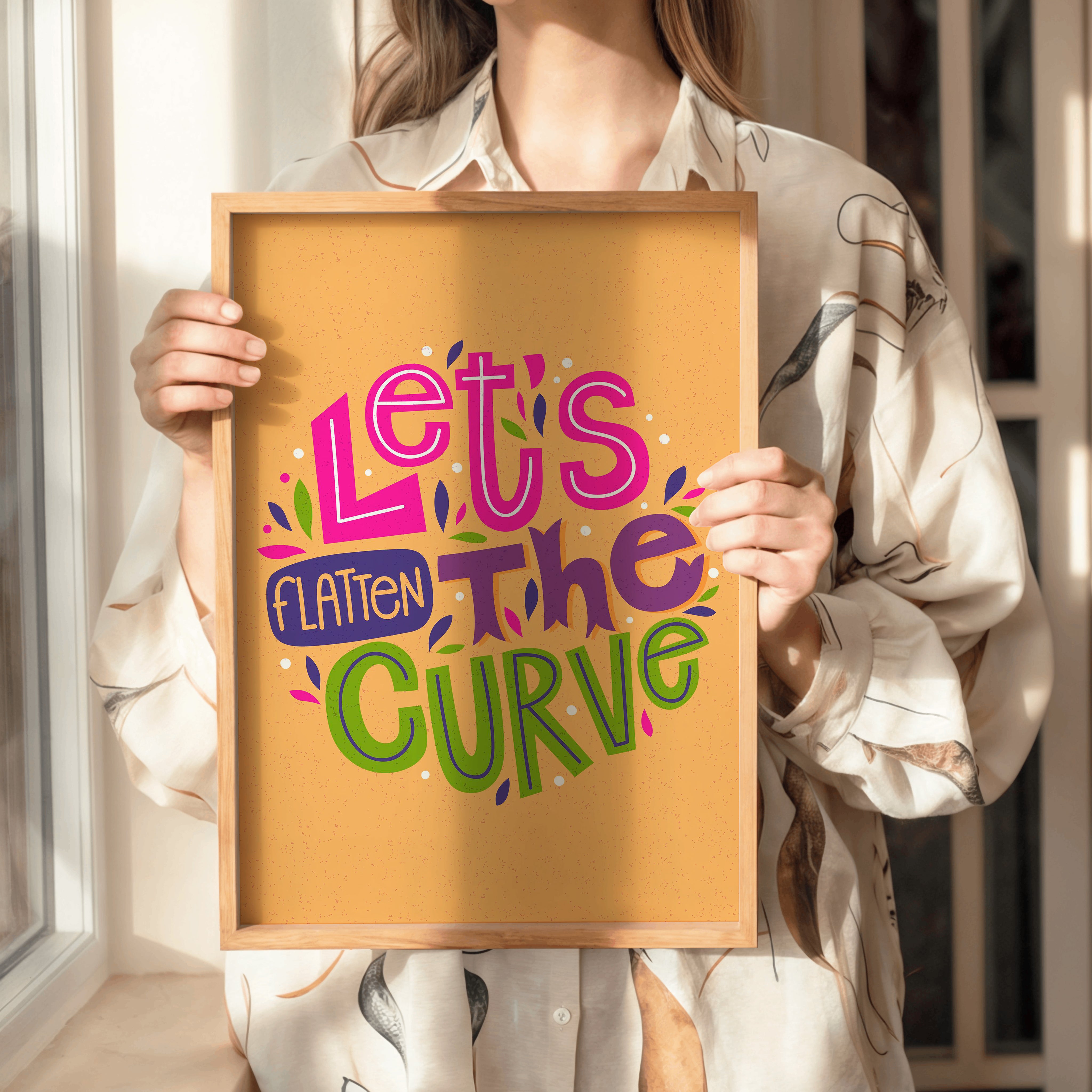 Let’s Flatten The Curve Tasarım Tablo