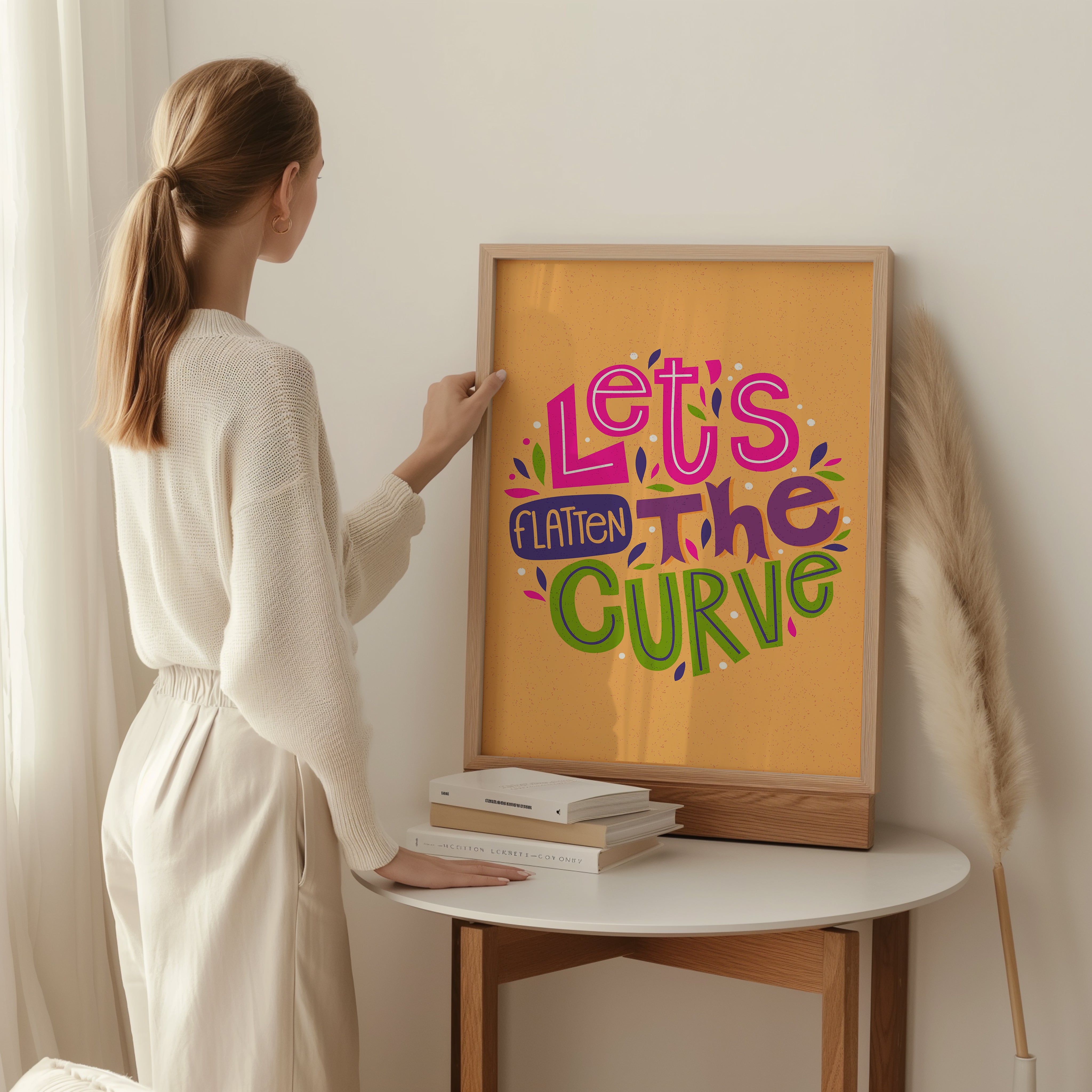 Let’s Flatten The Curve Tasarım Tablo