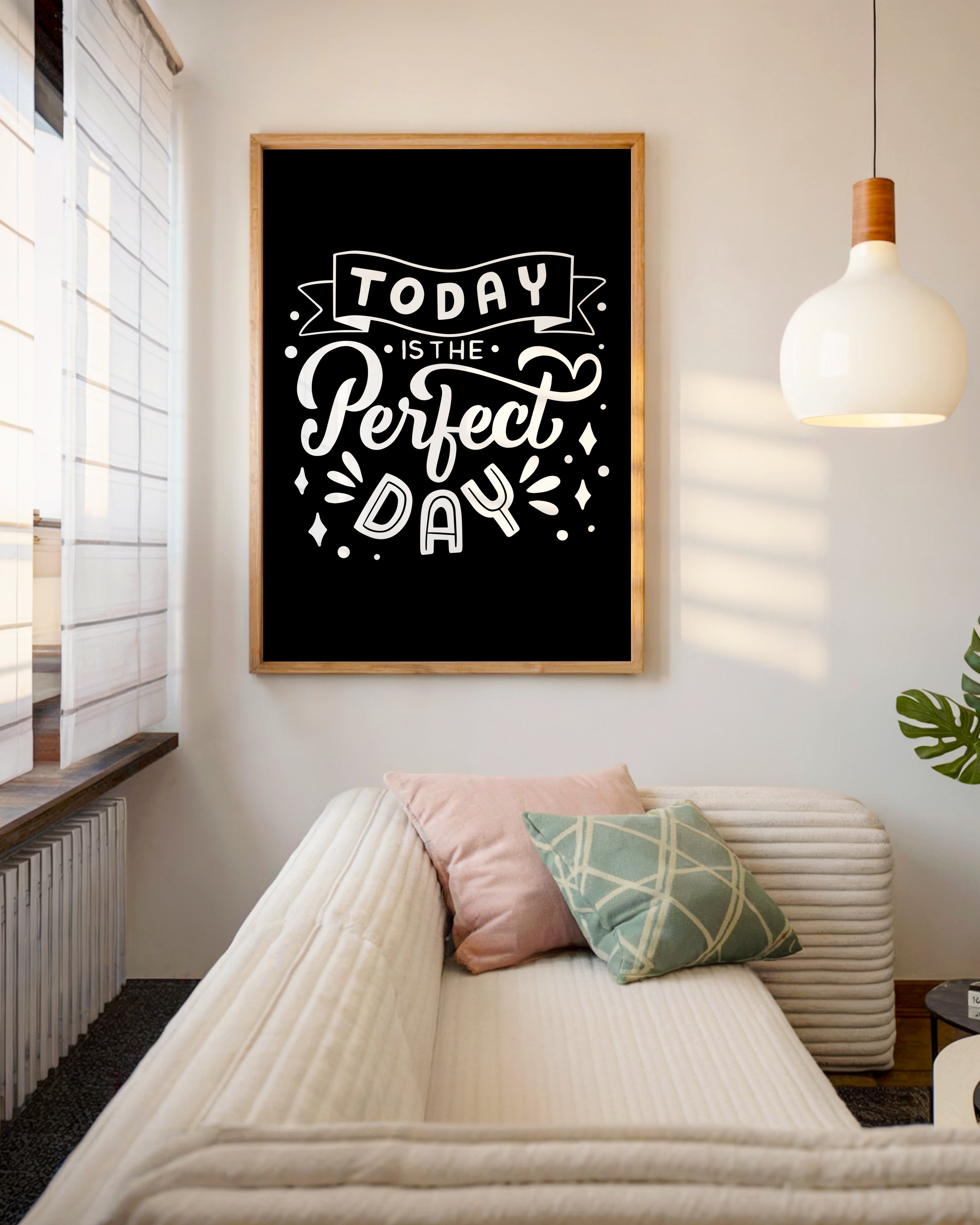 Today is Perfect Day Black Tasarım Tablo