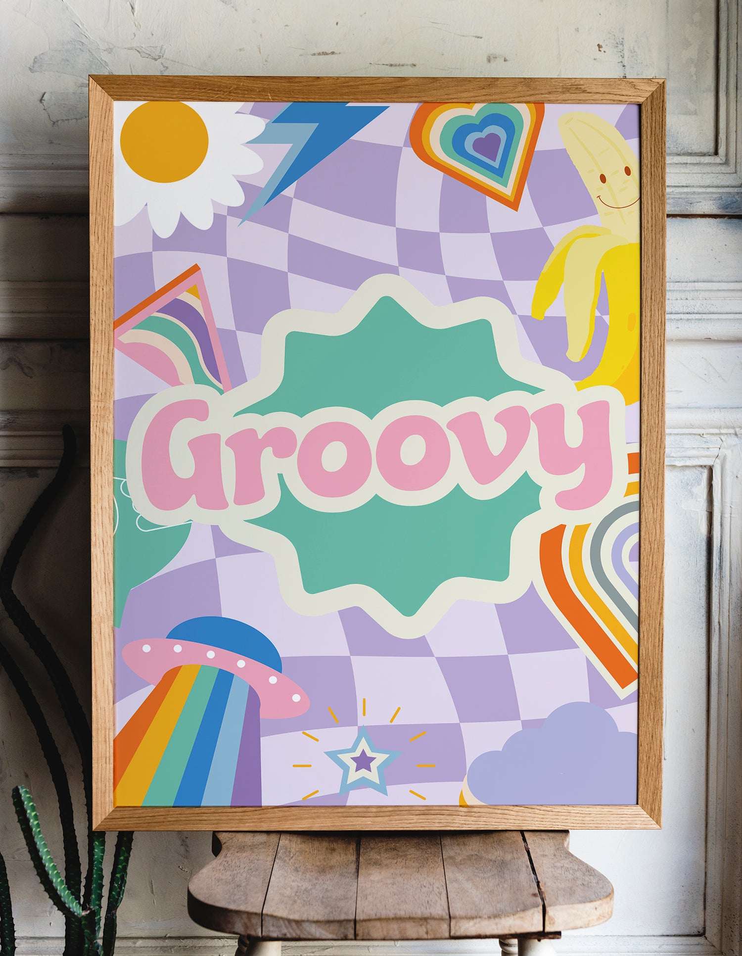 Renkli Groovy Tasarım Tablo