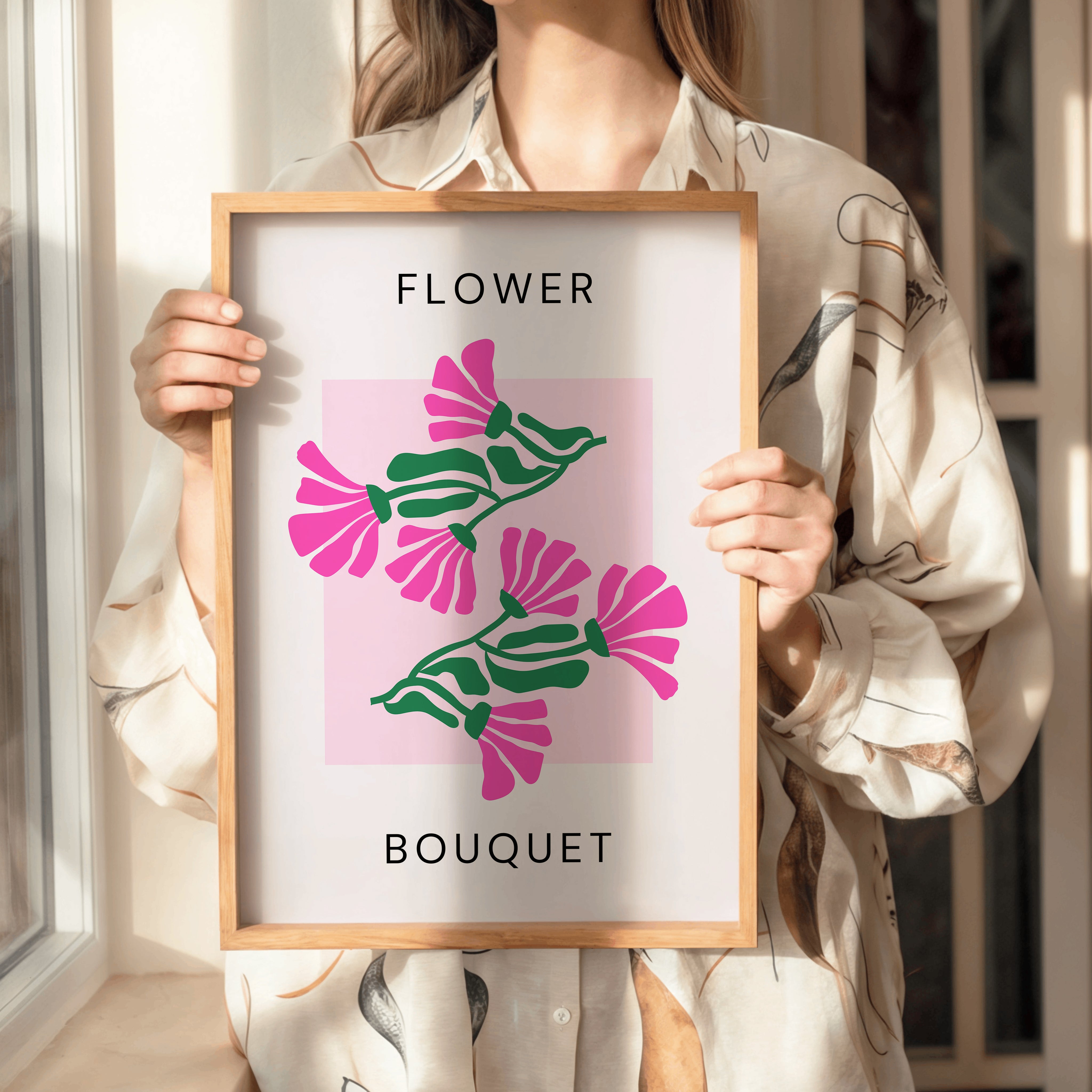 Flower Bouquet Tasarım Tablo