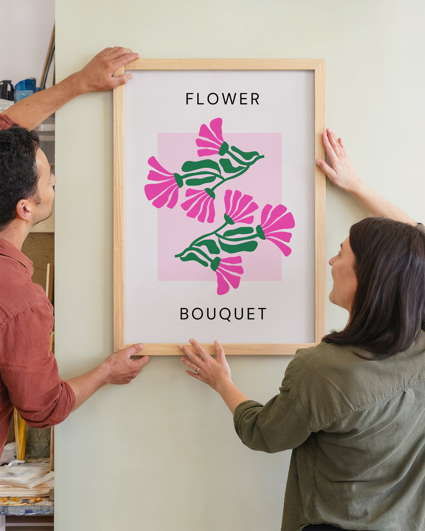 Flower Bouquet Tasarım Tablo