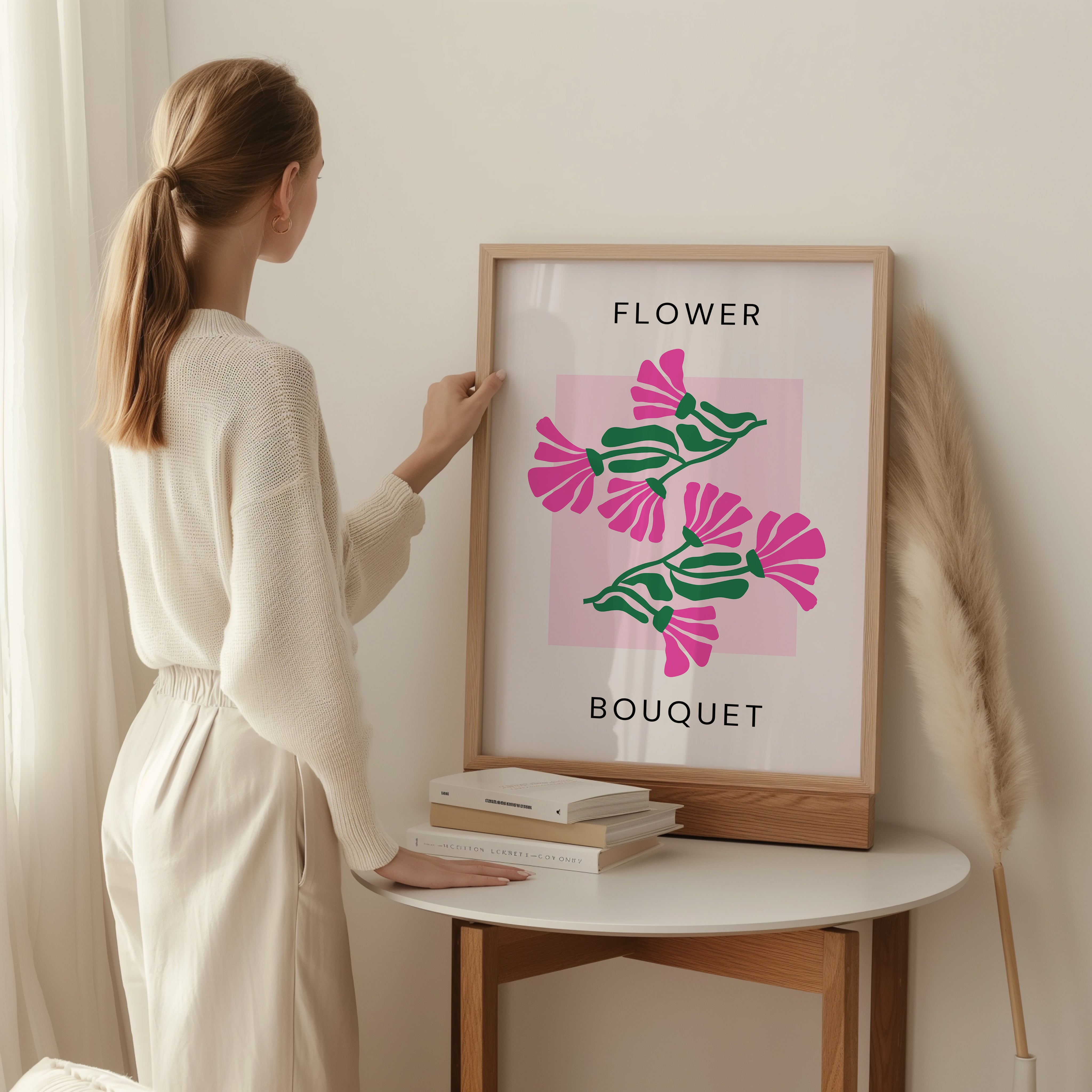 Flower Bouquet Tasarım Tablo