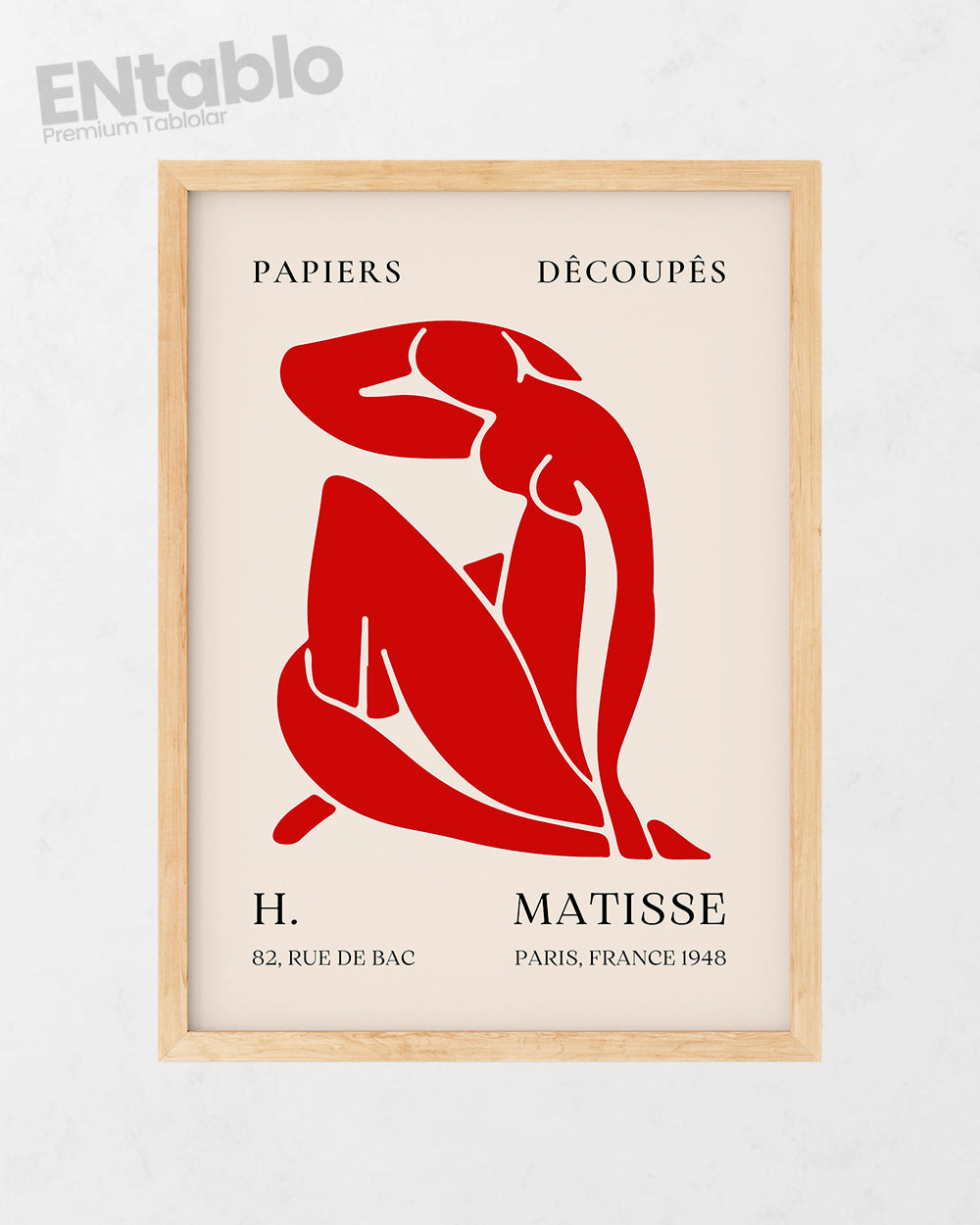 Matisse Kırmızı Tasarım Tablo