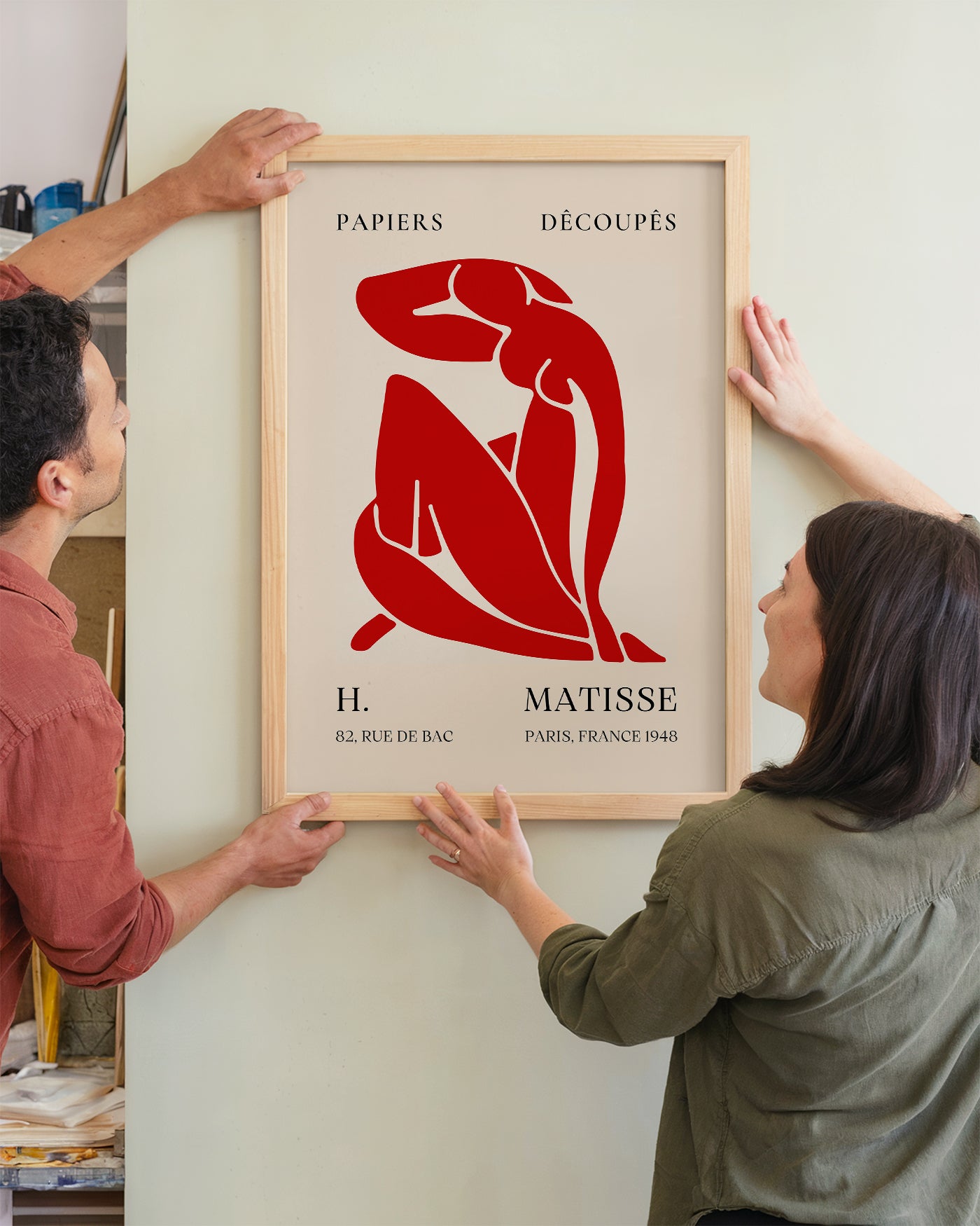 Matisse Kırmızı Tasarım Tablo