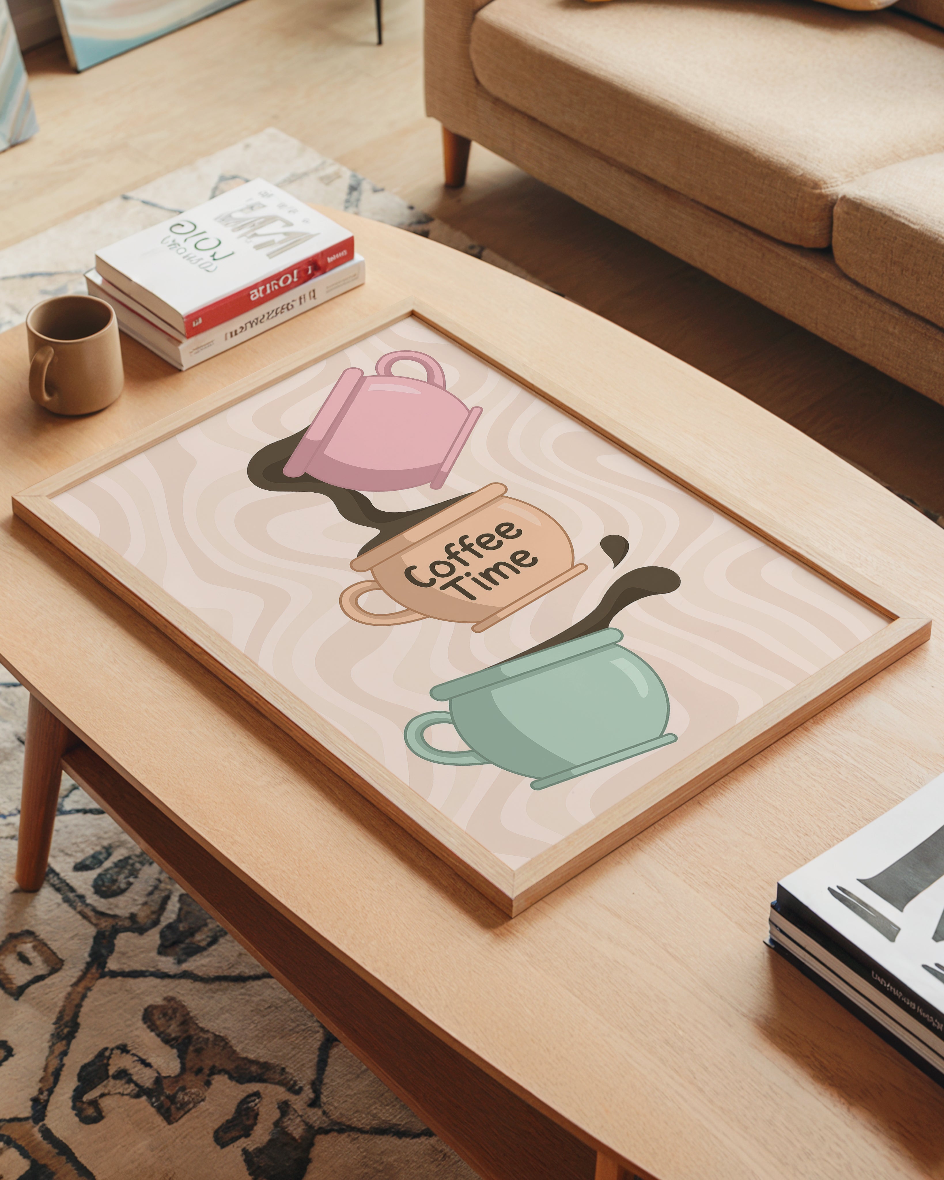 Coffee Time Tasarım Tablo