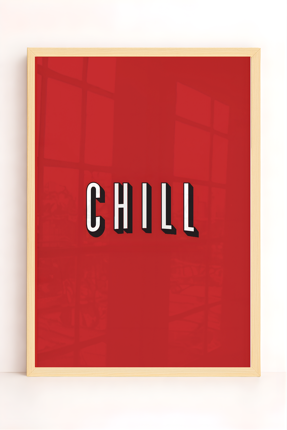 Chill Tasarım Tablo, Genç Odası, Kırmızı Tablo