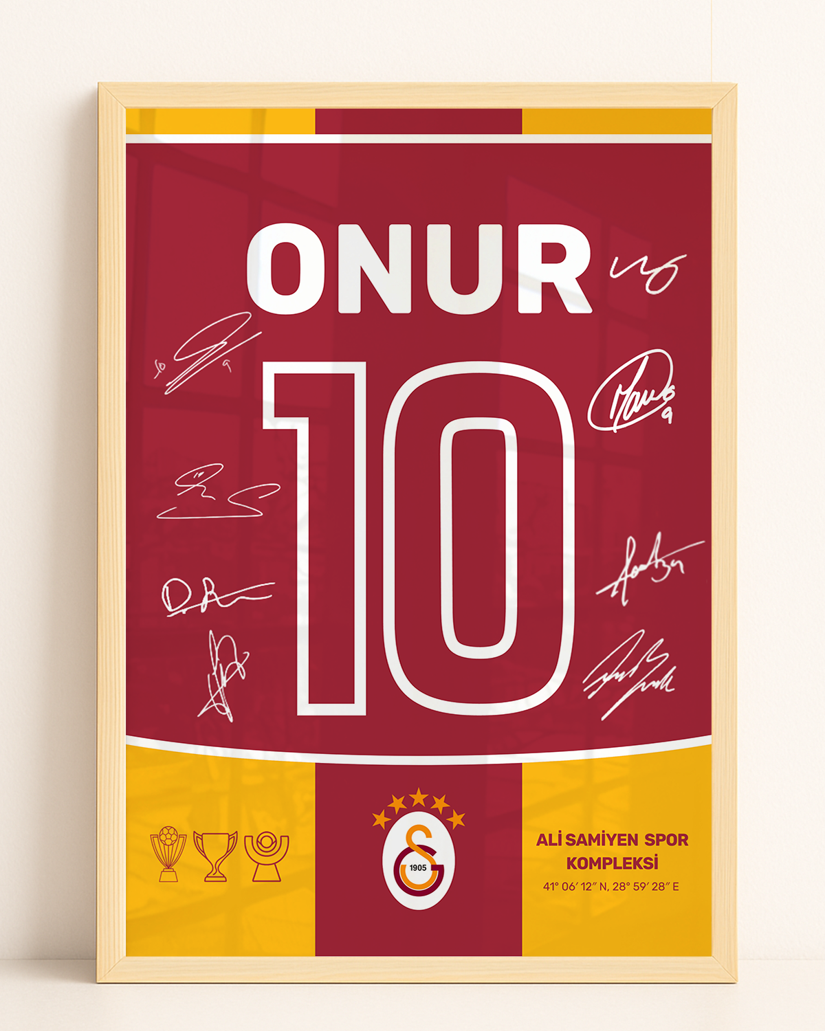 Galatasaray Dijital İmzalı Forma Tasarım Tablo