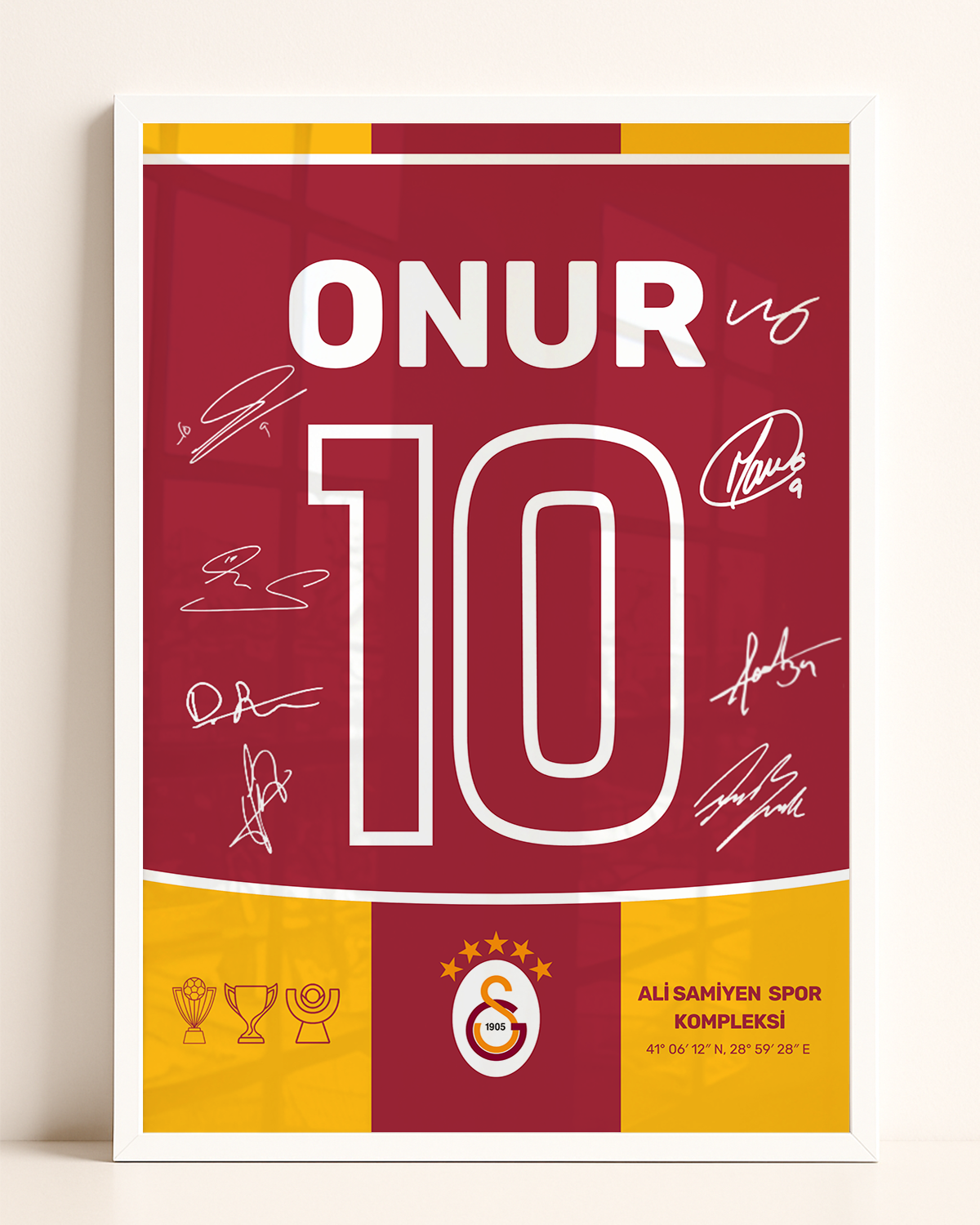 Galatasaray Dijital İmzalı Forma Tasarım Tablo