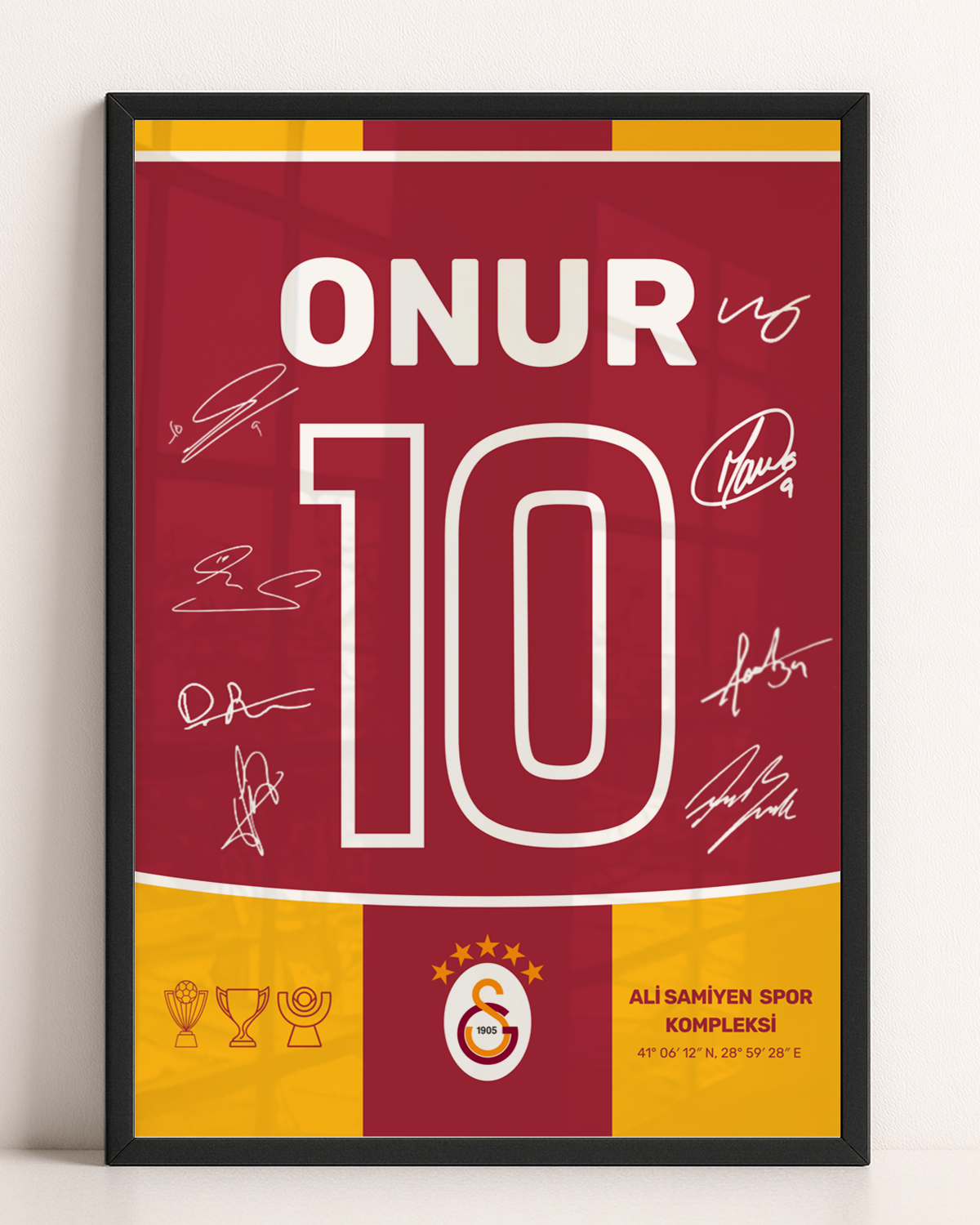 Galatasaray Dijital İmzalı Forma Tasarım Tablo