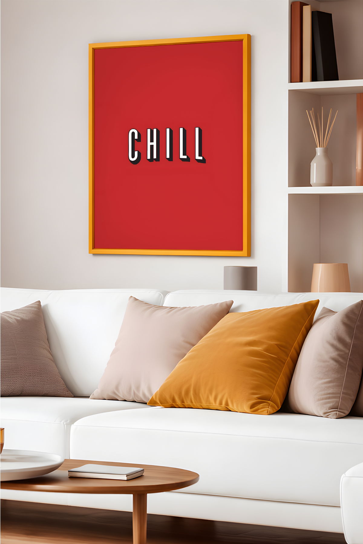 Chill Tasarım Tablo, Genç Odası, Kırmızı Tablo