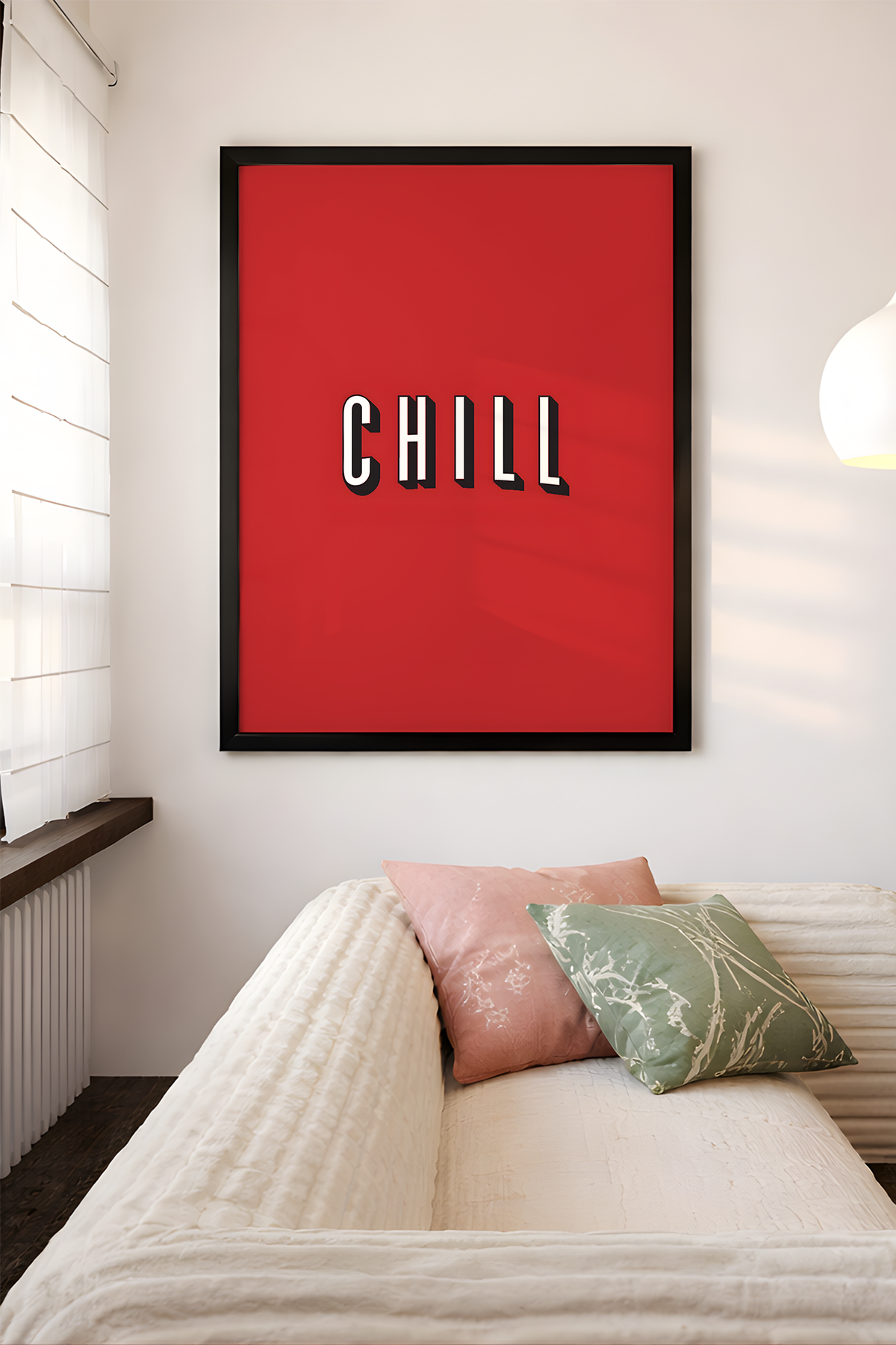 Chill Tasarım Tablo, Genç Odası, Kırmızı Tablo