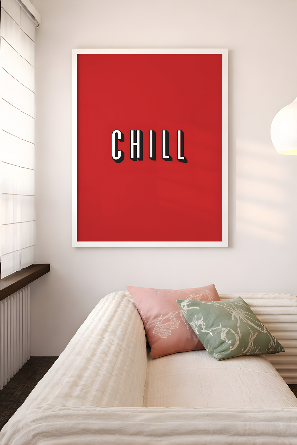 Chill Tasarım Tablo, Genç Odası, Kırmızı Tablo