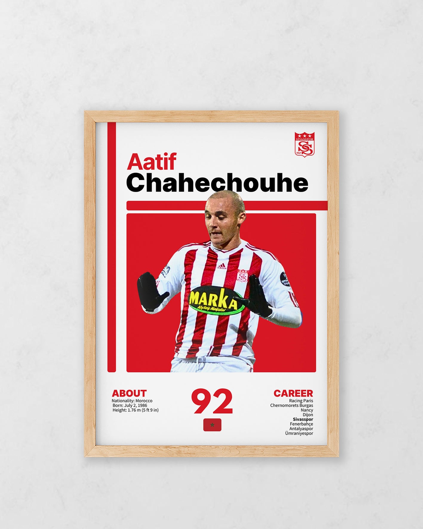 Aatif Chahechouhe Sivasspor Tasarım Tablo