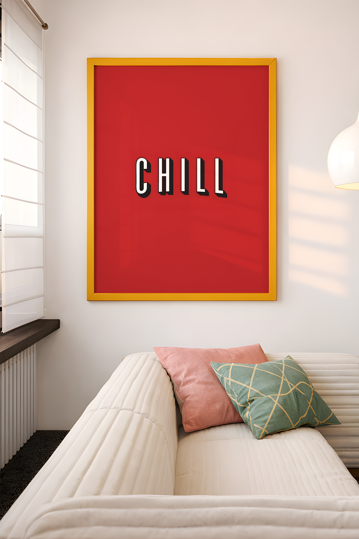 Chill Tasarım Tablo, Genç Odası, Kırmızı Tablo