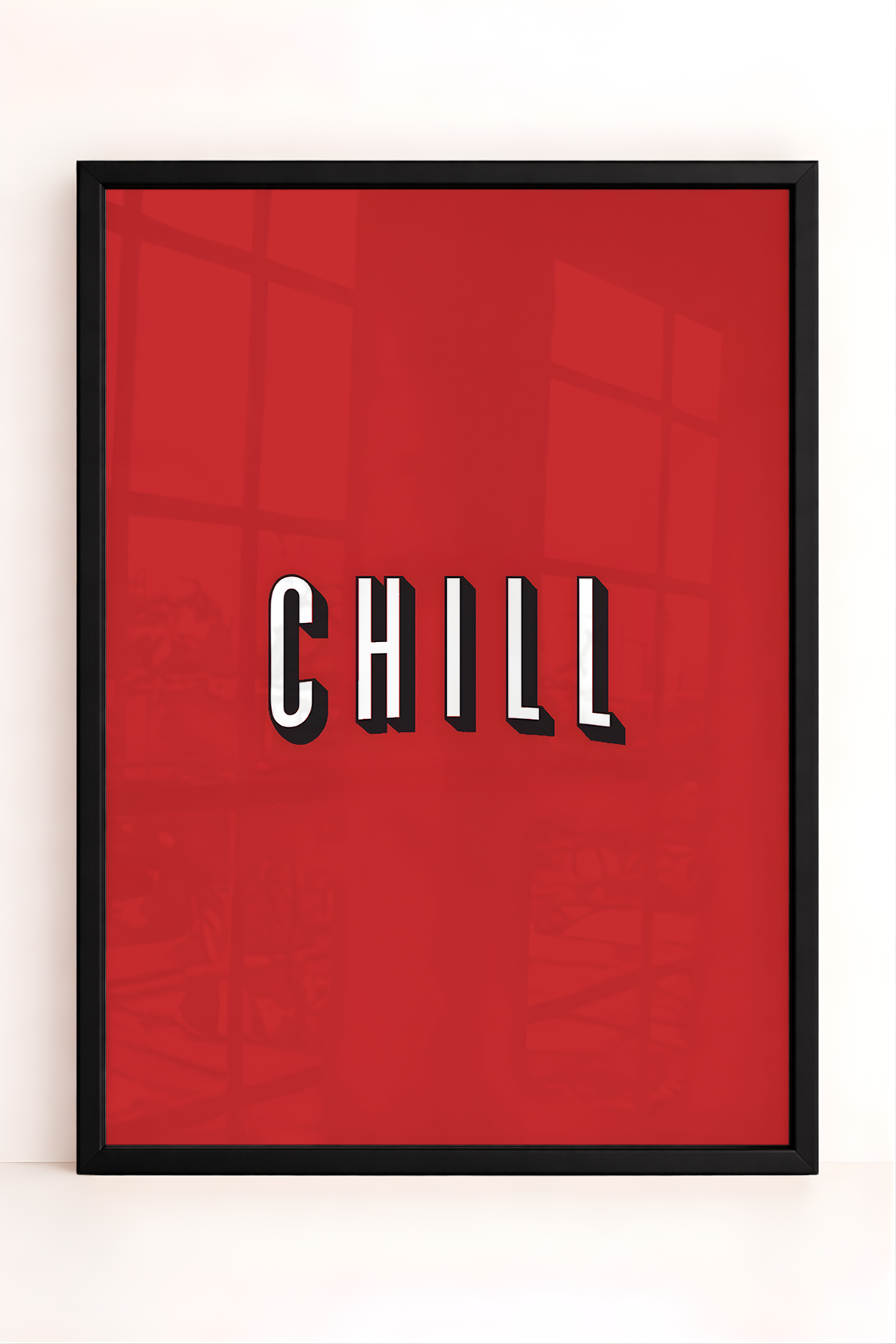 Chill Tasarım Tablo, Genç Odası, Kırmızı Tablo