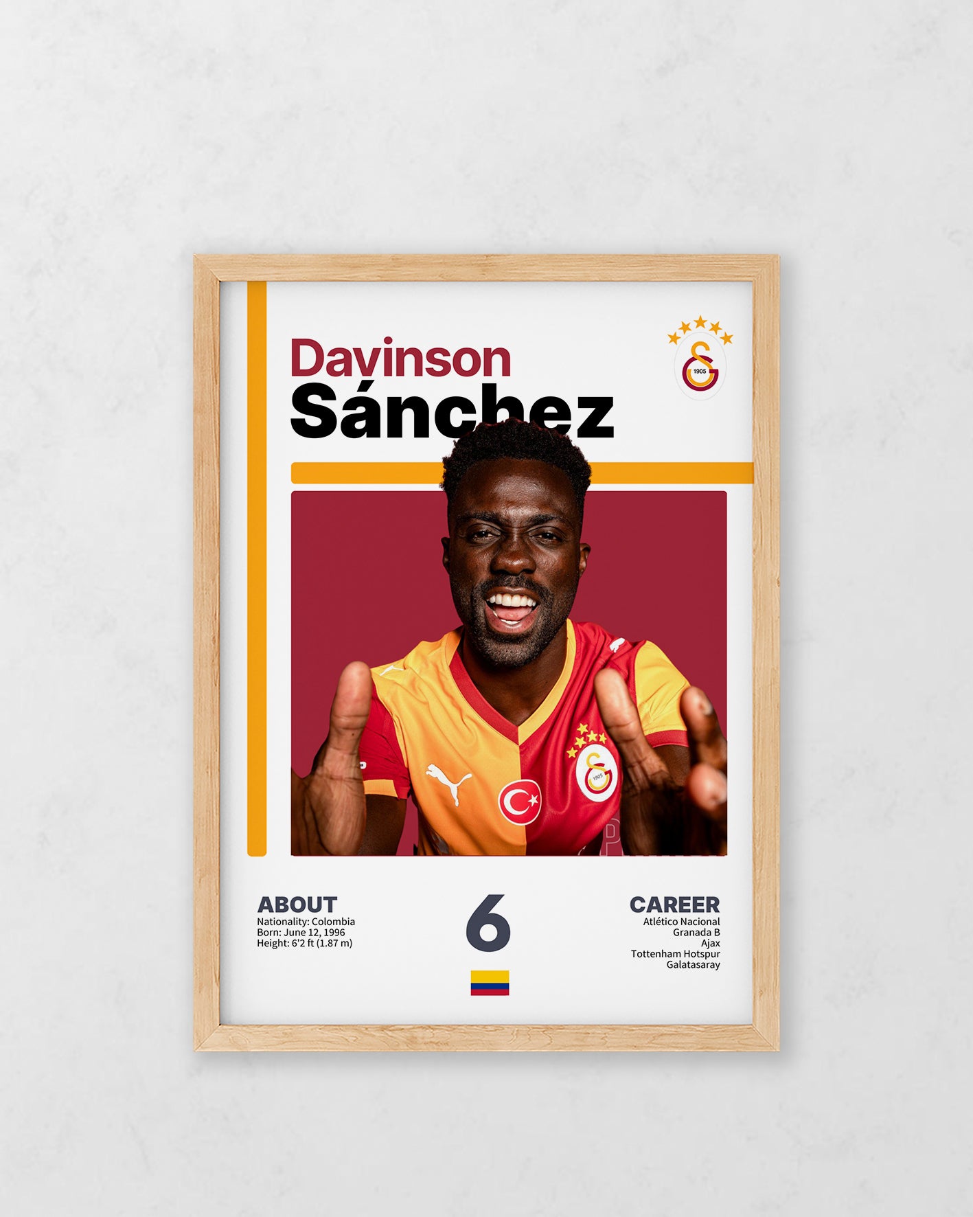 Davinson Sanchez Tasarım Tablo