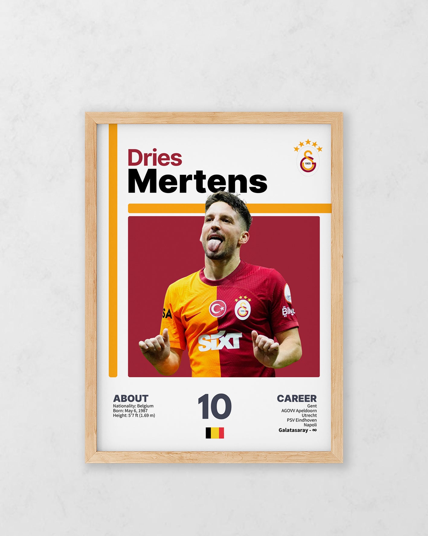 Dries Mertens X Tasarım Tablo